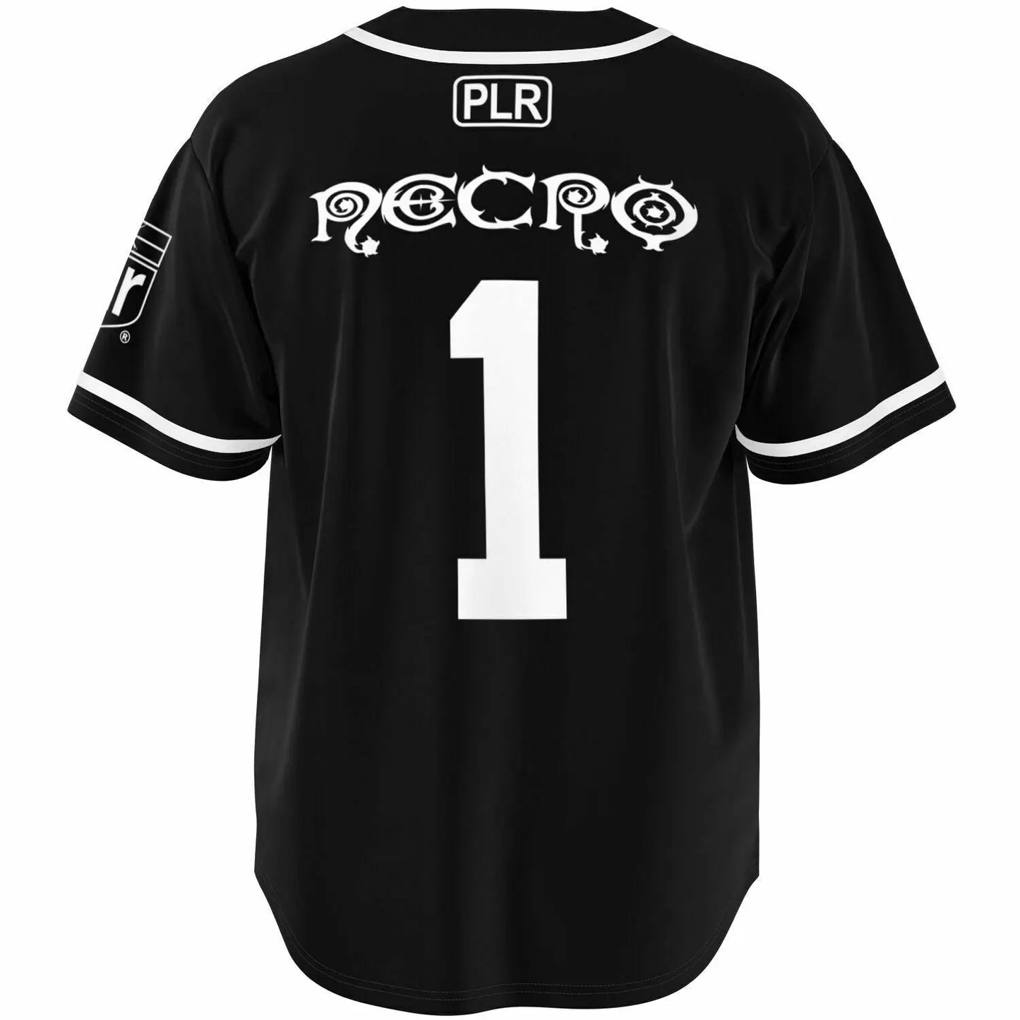Necro - Blk/Wht Baseball Jersey NECRO SUPER STORE