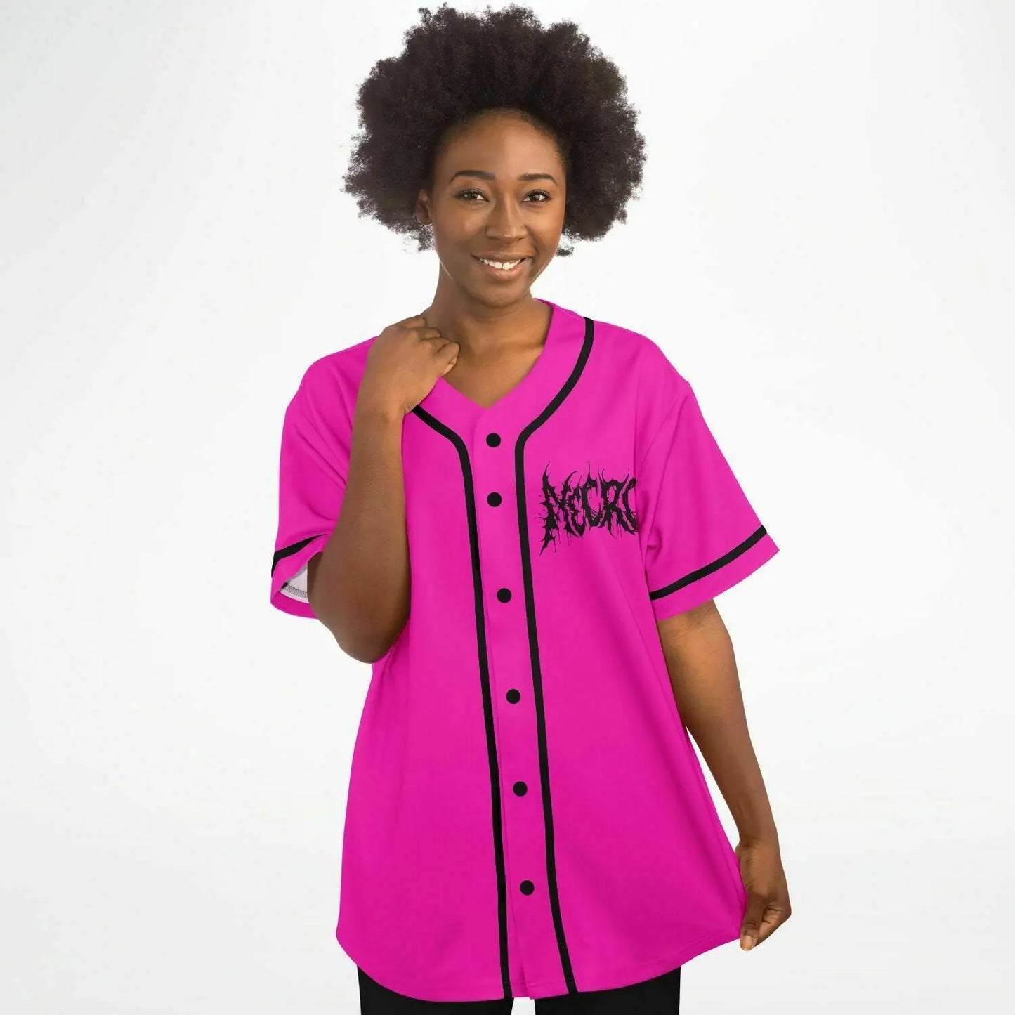 Necro - Death Metal Logo - Baseball Jersey NECRO SUPER STORE