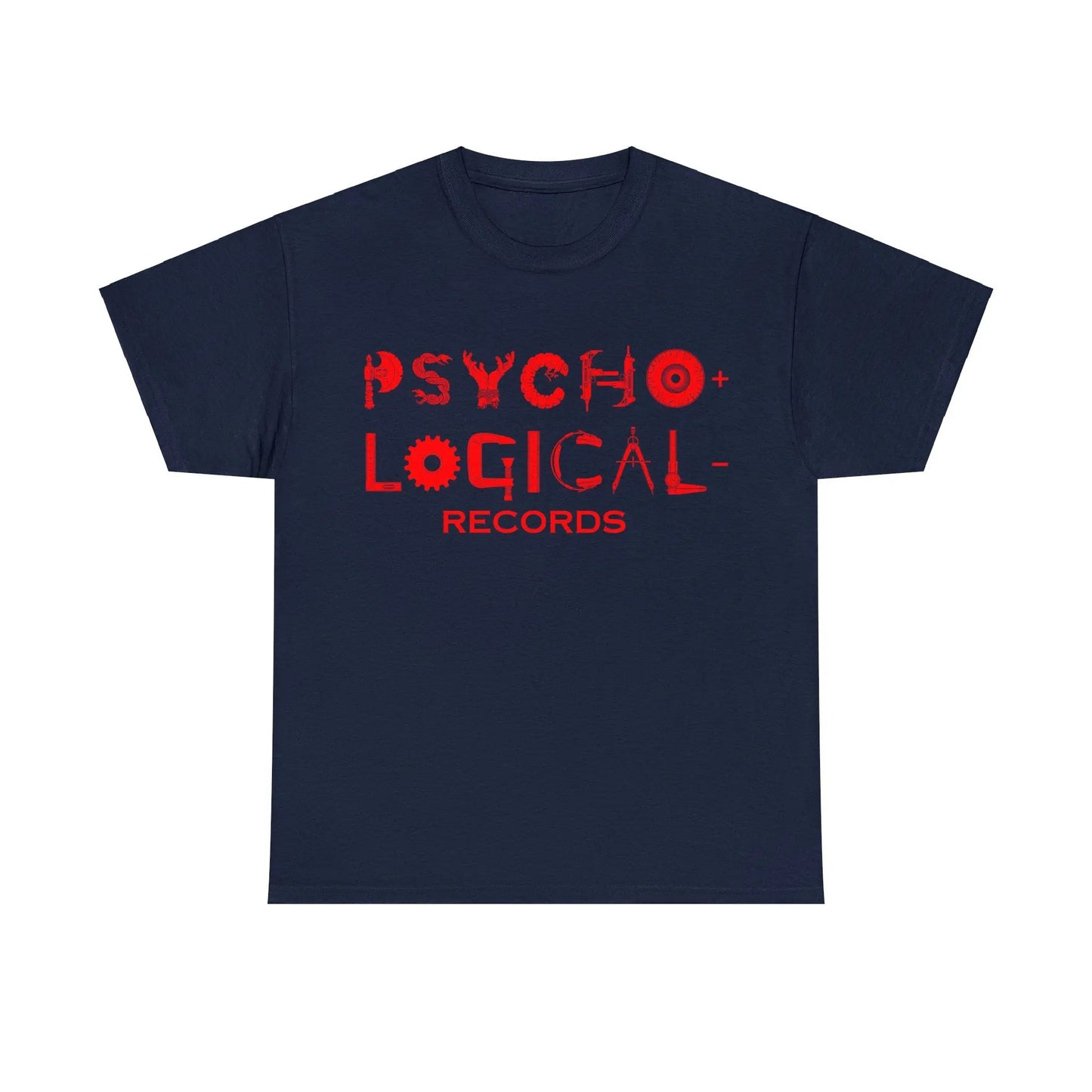 Necro - Red OG PLR Logo - Heavy Cotton Tee - Gilden 5000 - NECRO SUPER STORE