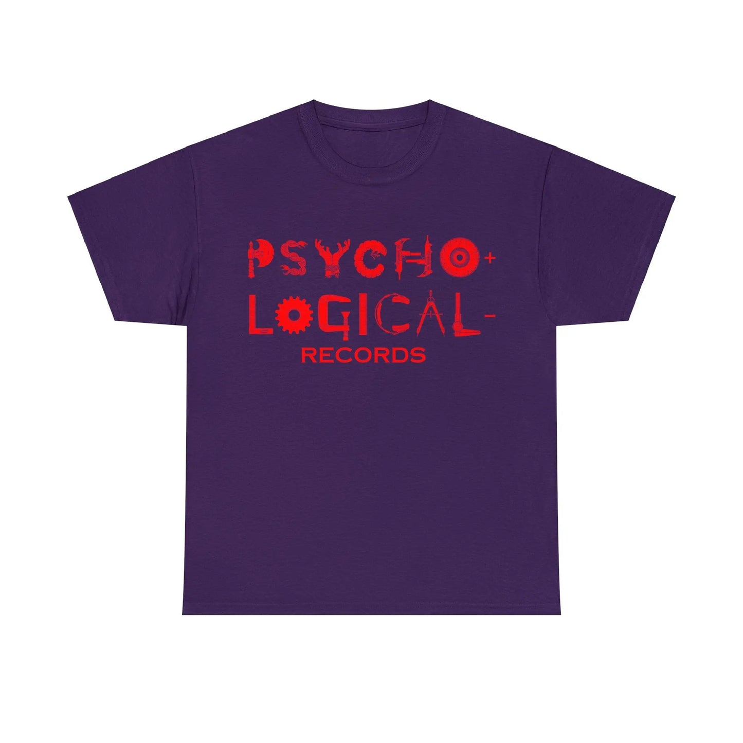 Necro - Red OG PLR Logo - Heavy Cotton Tee - Gilden 5000 - NECRO SUPER STORE