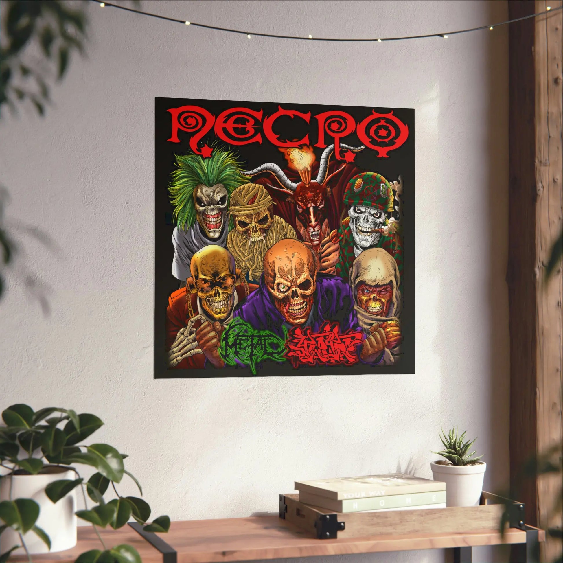 Necro - Metal Hiphop - Poster - NECRO SUPER STORE