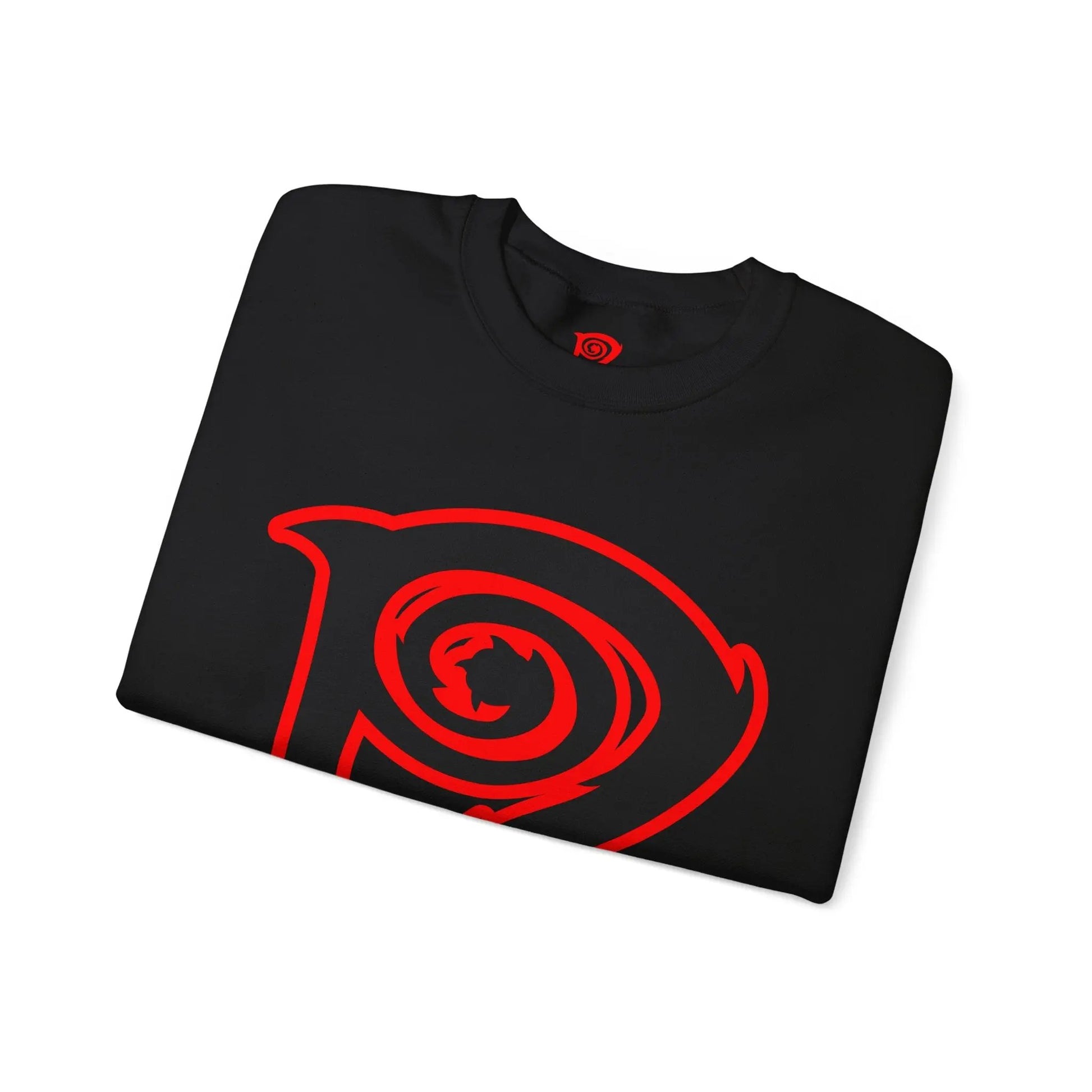 Necro - Red N Symbol - Black Heavy Blend Crewneck Sweatshirt NECRO SUPER STORE