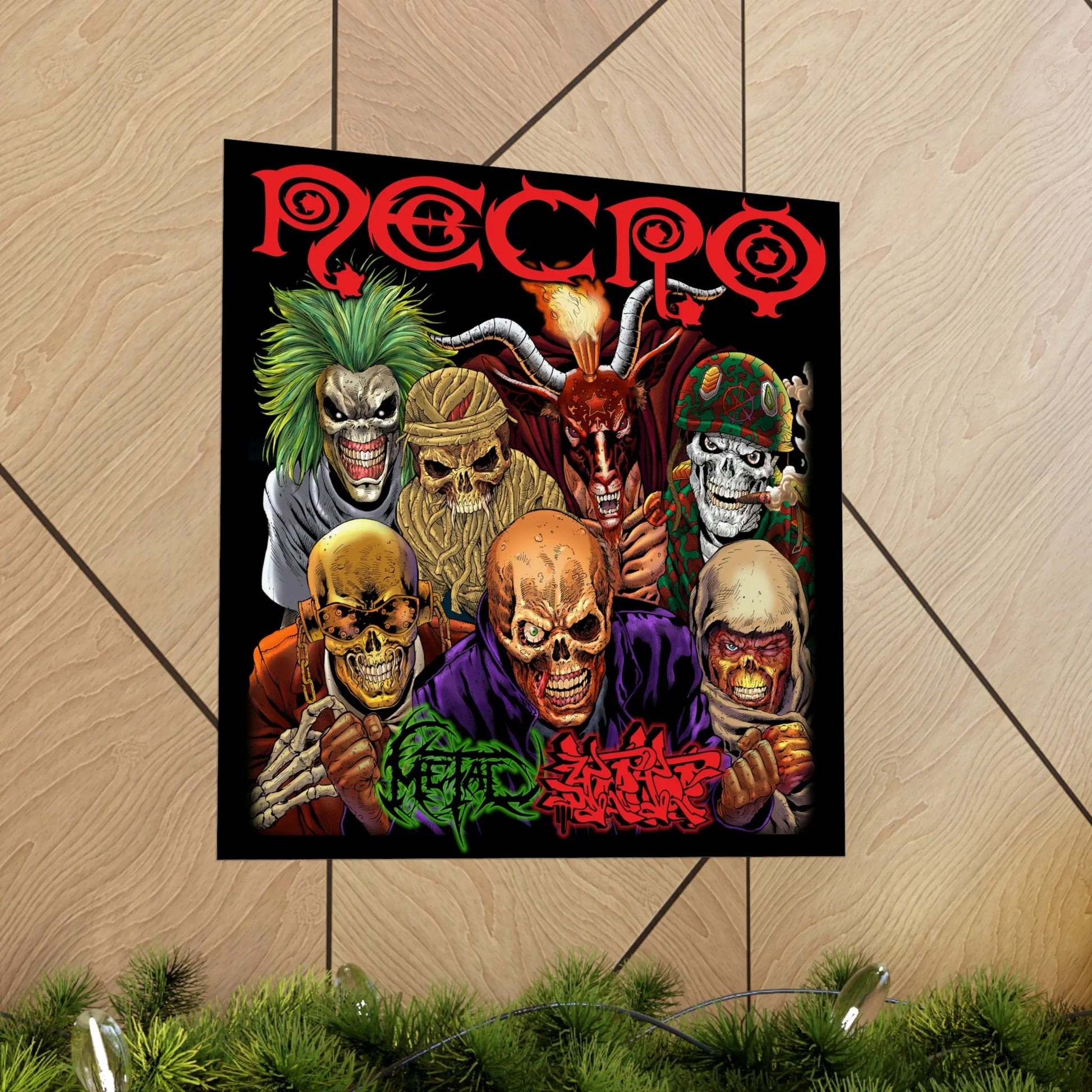 Necro - Metal Hiphop - Poster - NECRO SUPER STORE