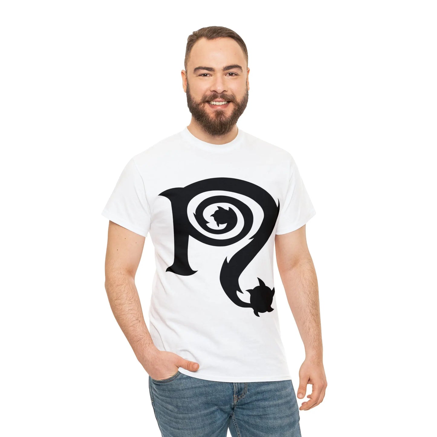 Necro - Black N Symbol - Heavy Cotton Tee - Gilden 5000 - NECRO SUPER STORE