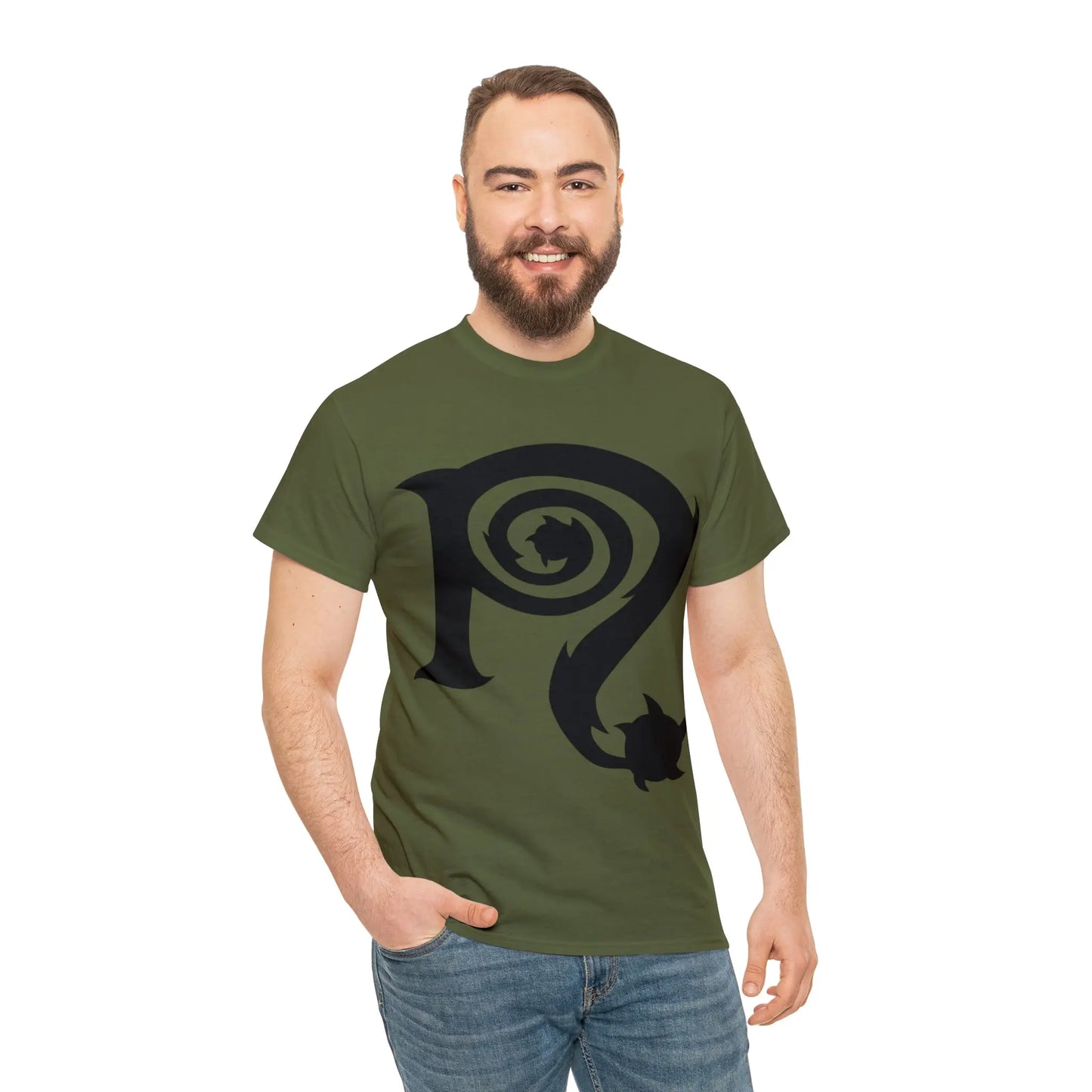 Necro - Black N Symbol - Heavy Cotton Tee - Gilden 5000 - NECRO SUPER STORE