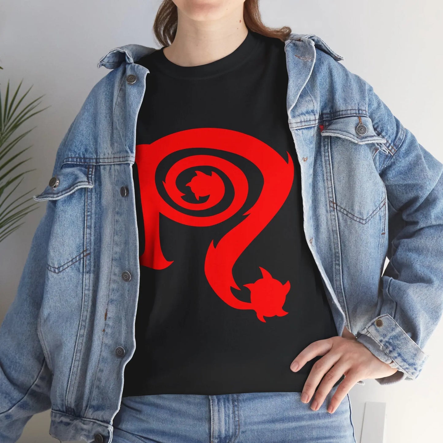 Necro - Red N Symbol - Heavy Cotton Tee - Gilden 5000 Printify