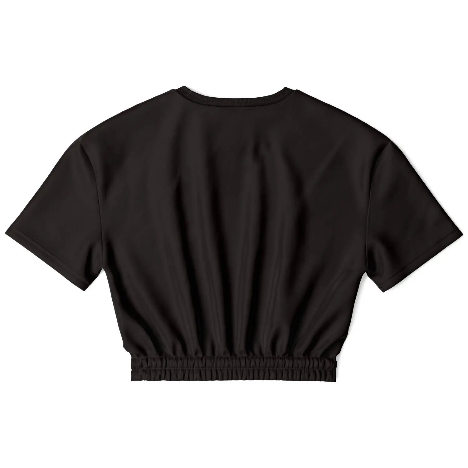 Necro - Red Logo - Evil Woman - Athletic Cropped Short Sleeve Sweatshirt NECRO SUPER STORE