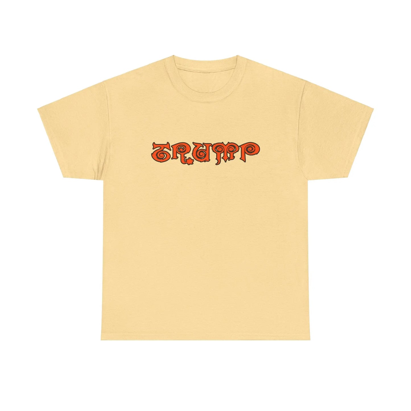 Trump - Necro Gothic Logo - Different Colors - Heavy Cotton Tee - Gilden 5000 Printify