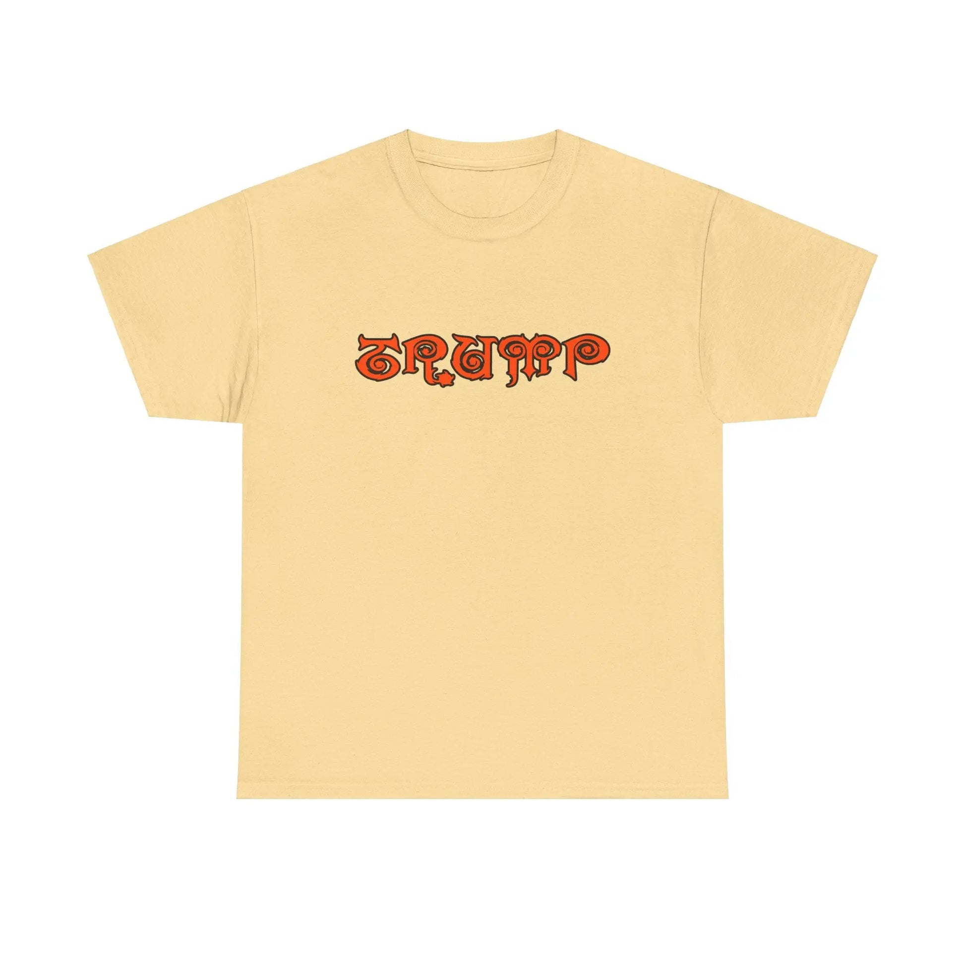 Trump - Necro Gothic Logo - Different Colors - Heavy Cotton Tee - Gilden 5000 Printify