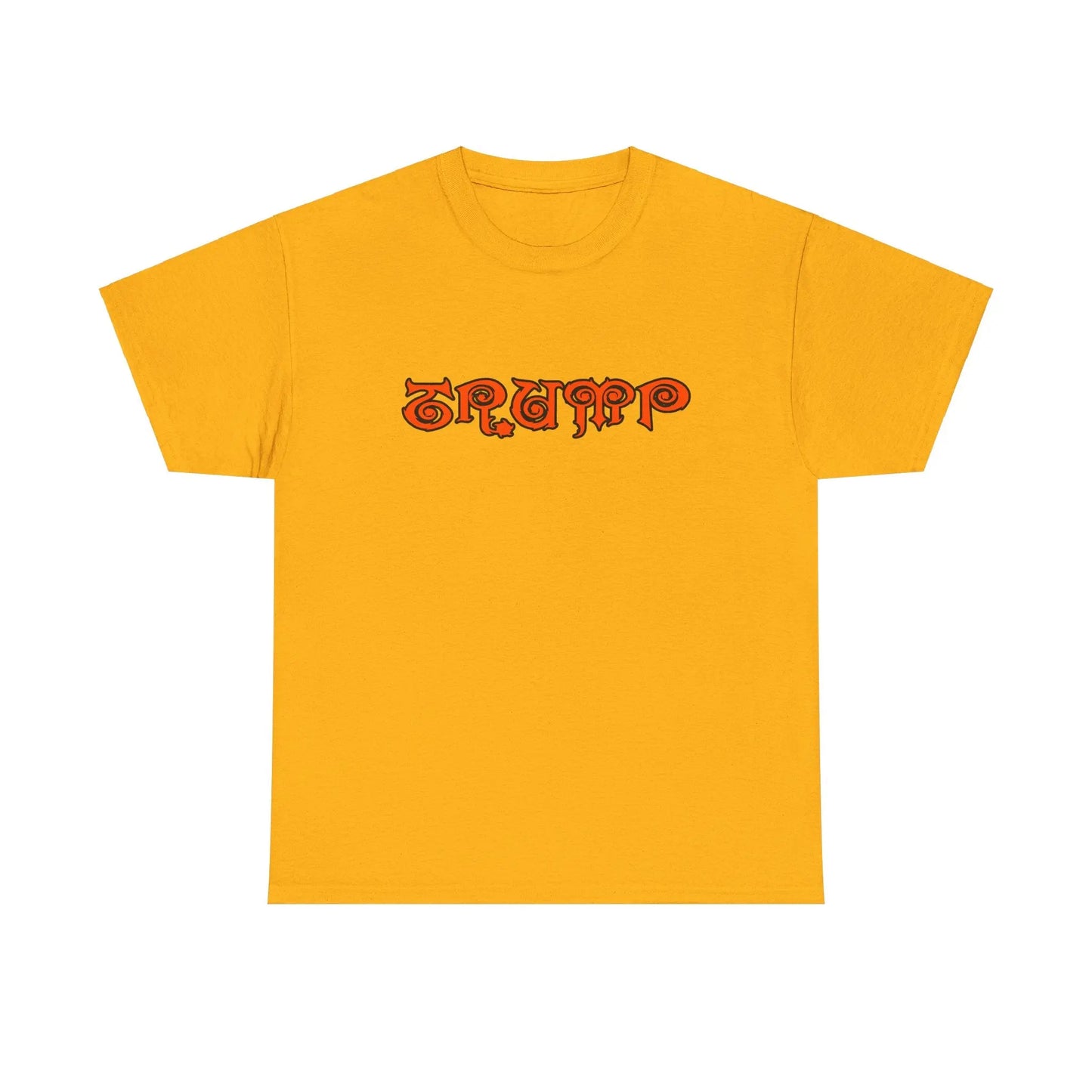 Trump - Necro Gothic Logo - Different Colors - Heavy Cotton Tee - Gilden 5000 Printify