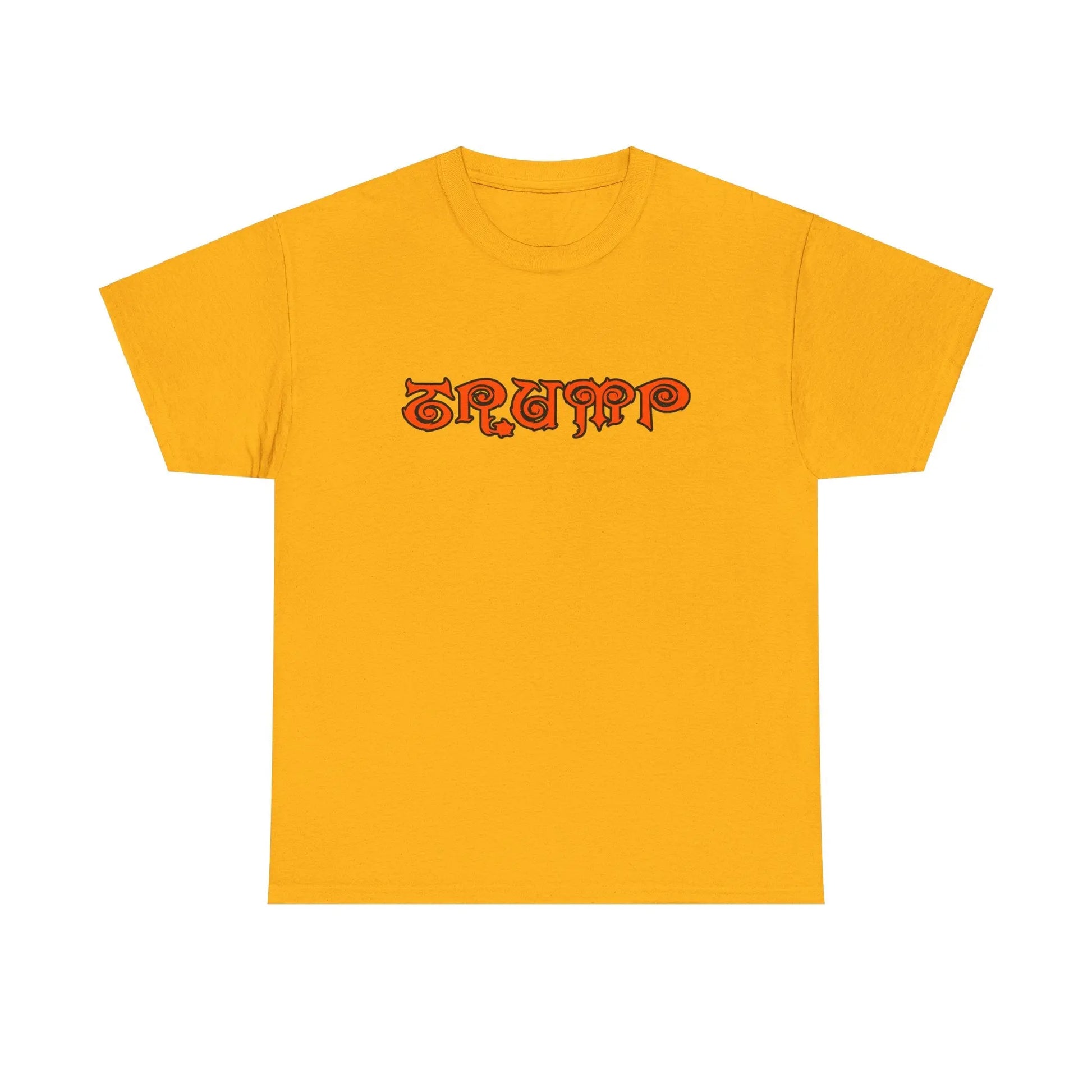 Trump - Necro Gothic Logo - Different Colors - Heavy Cotton Tee - Gilden 5000 Printify