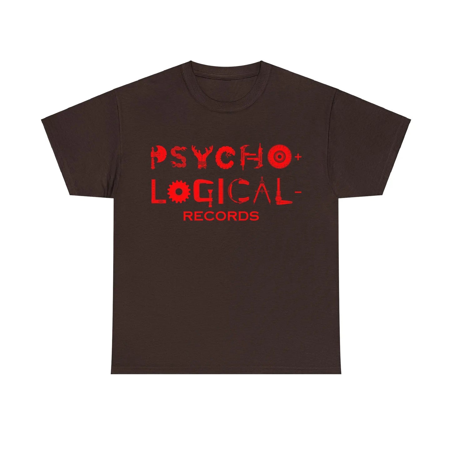 Necro - Red OG PLR Logo - Heavy Cotton Tee - Gilden 5000 - NECRO SUPER STORE