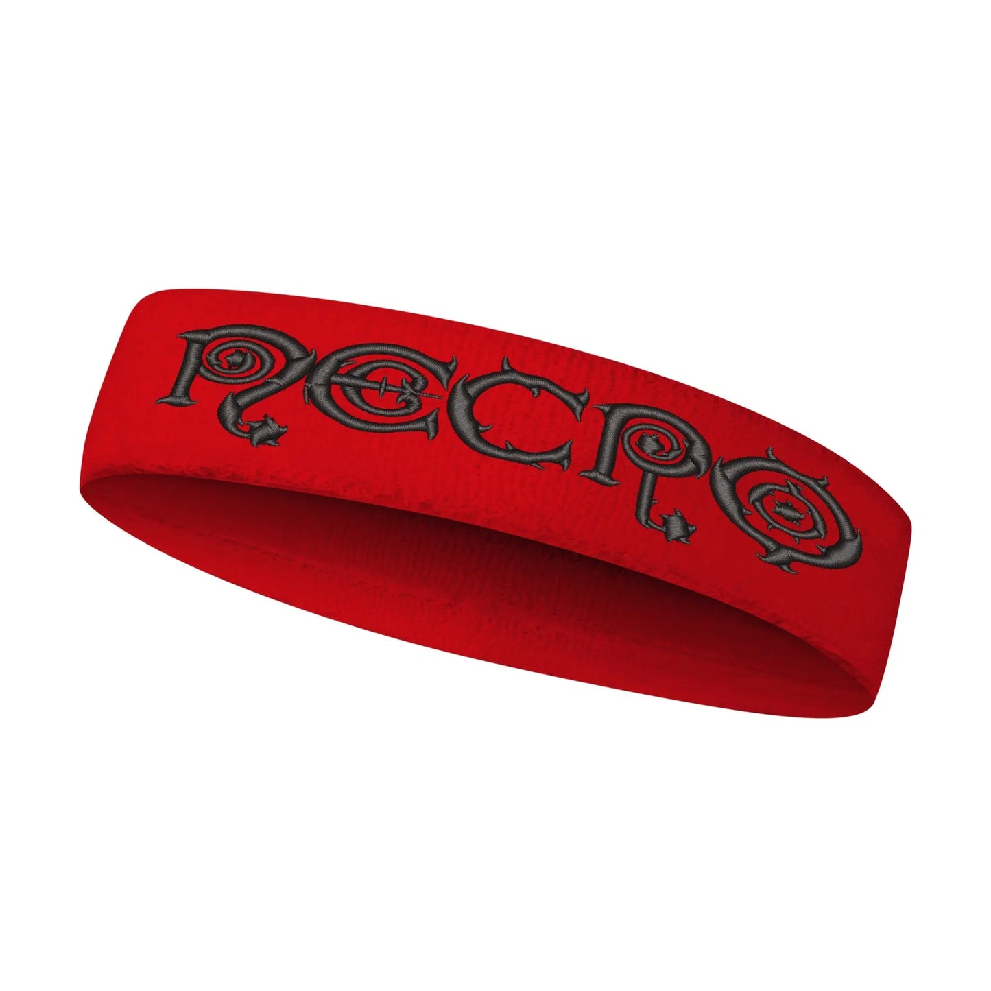 Necro - Logo - Embroidered Sports Headband - NECRO SUPER STORE