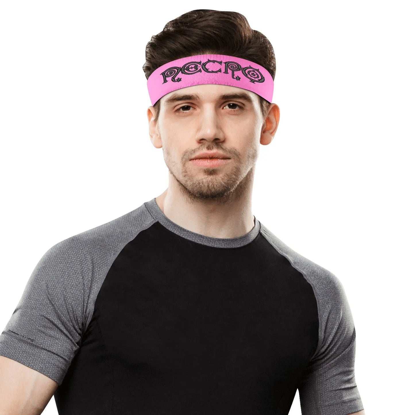 Necro - Logo - Embroidered Sports Headband - NECRO SUPER STORE