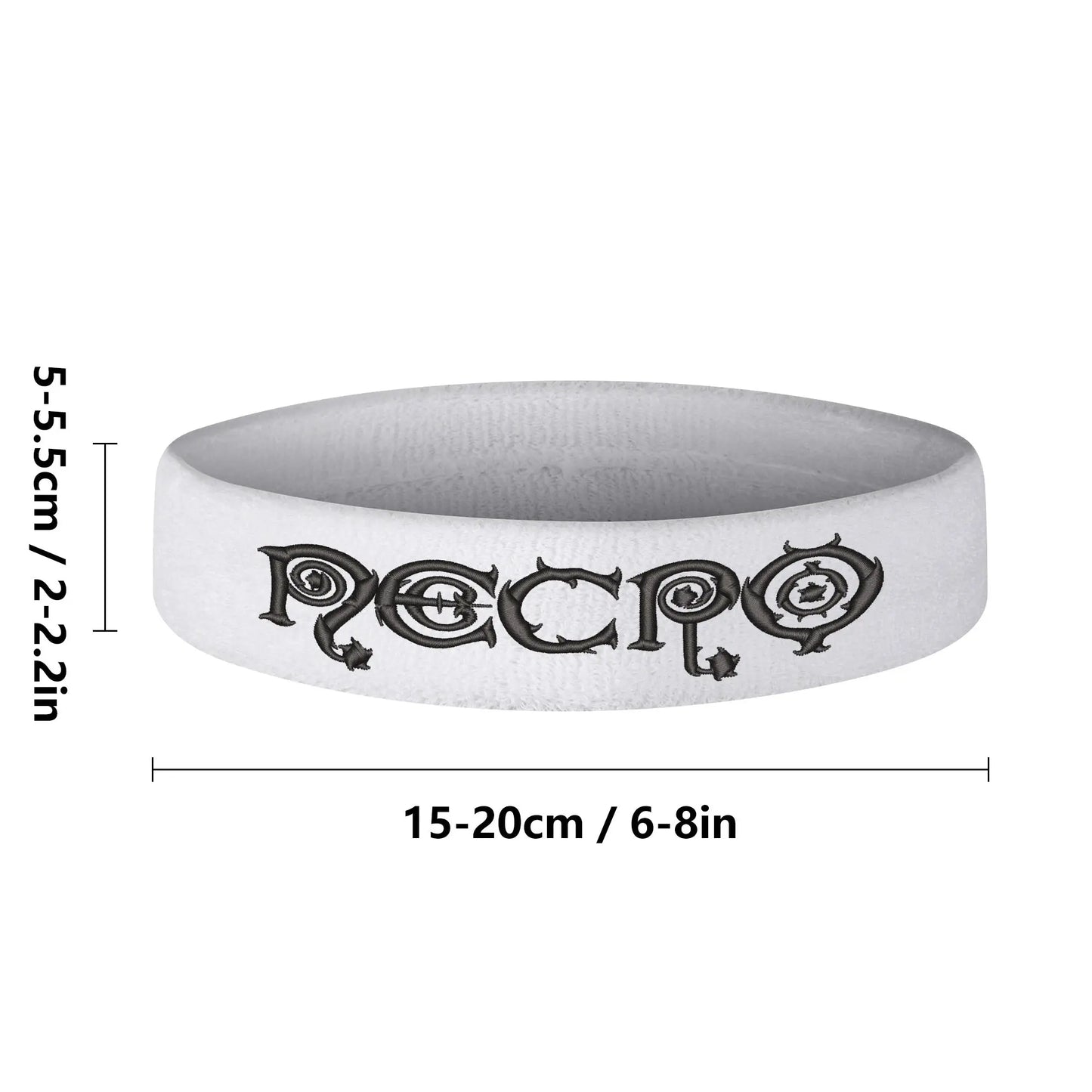 Necro - Logo - Embroidered Sports Headband - NECRO SUPER STORE