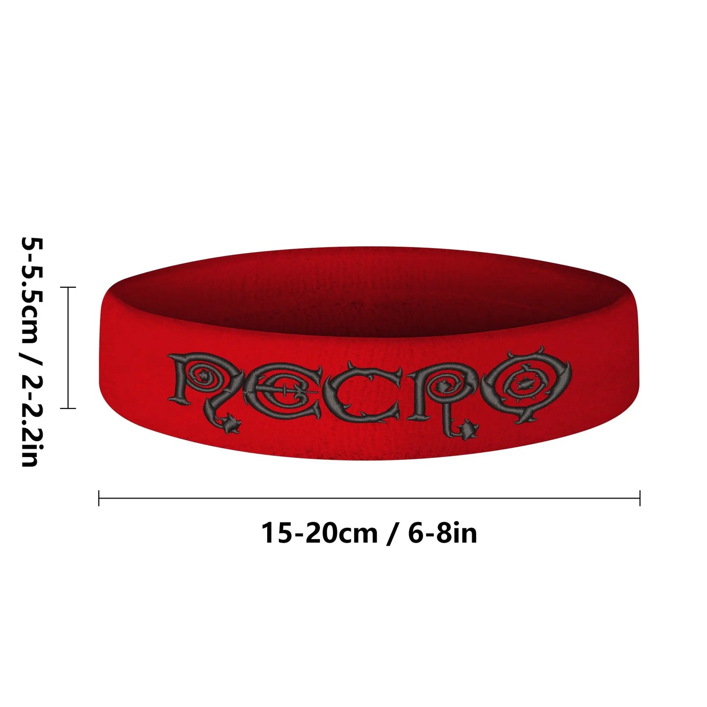 Necro - Logo - Embroidered Sports Headband - NECRO SUPER STORE