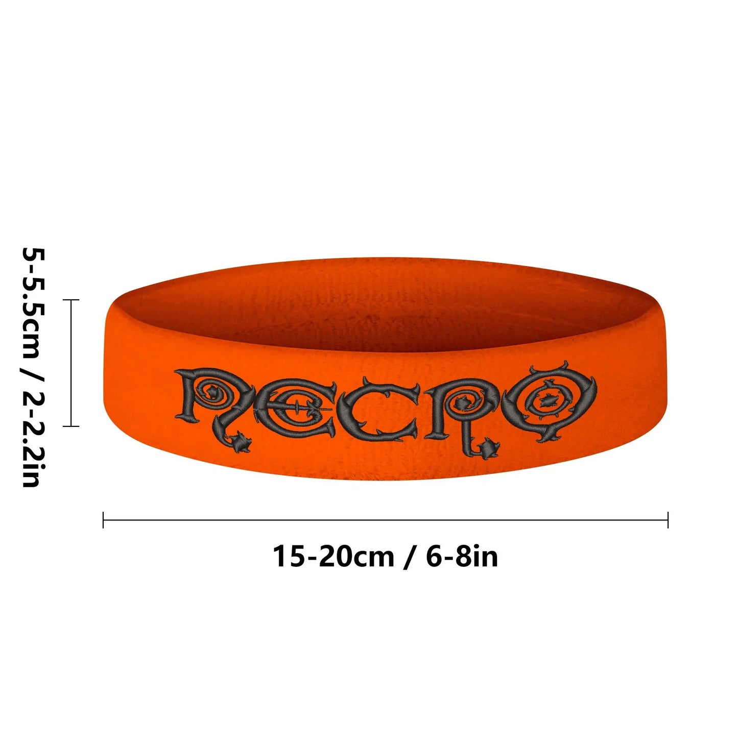 Necro - Logo - Embroidered Sports Headband - NECRO SUPER STORE