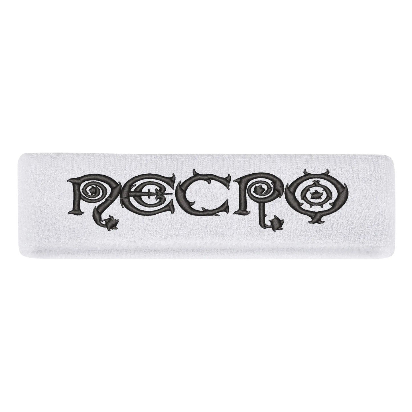 Necro - Logo - Embroidered Sports Headband - NECRO SUPER STORE