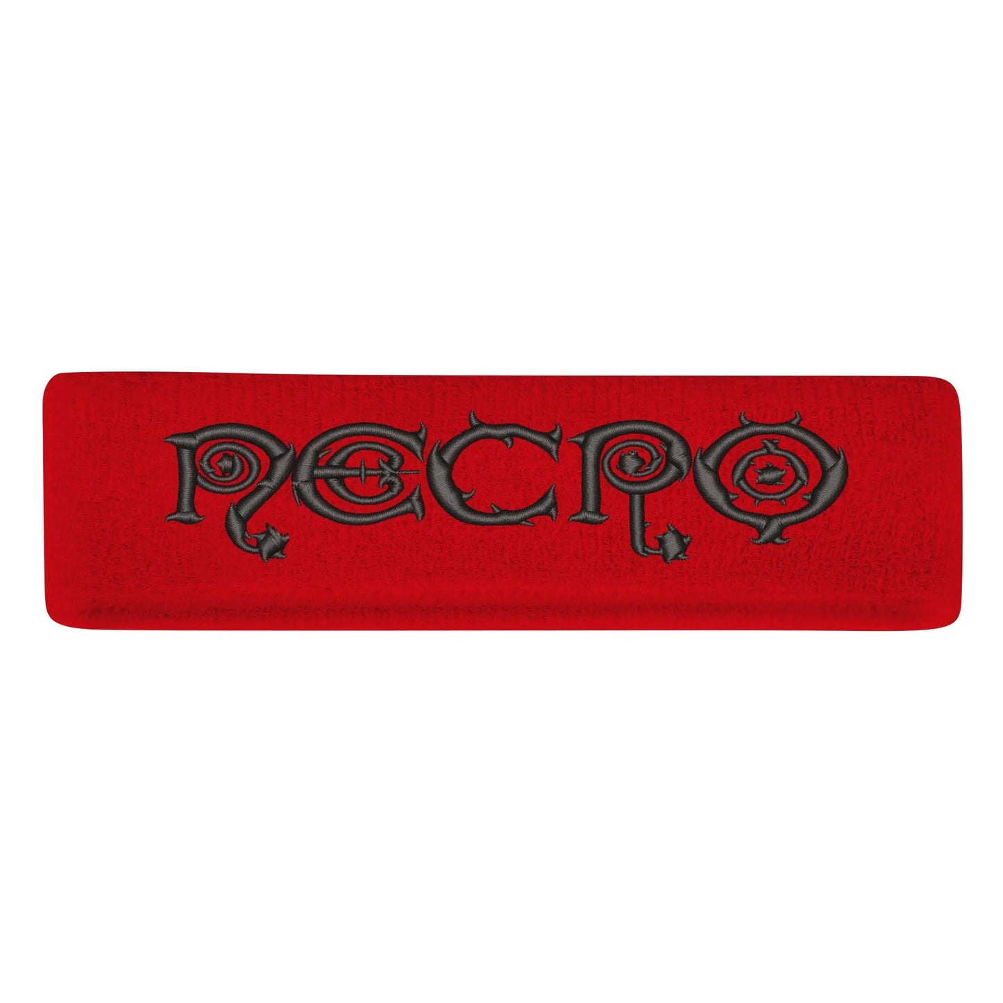 Necro - Logo - Embroidered Sports Headband - NECRO SUPER STORE