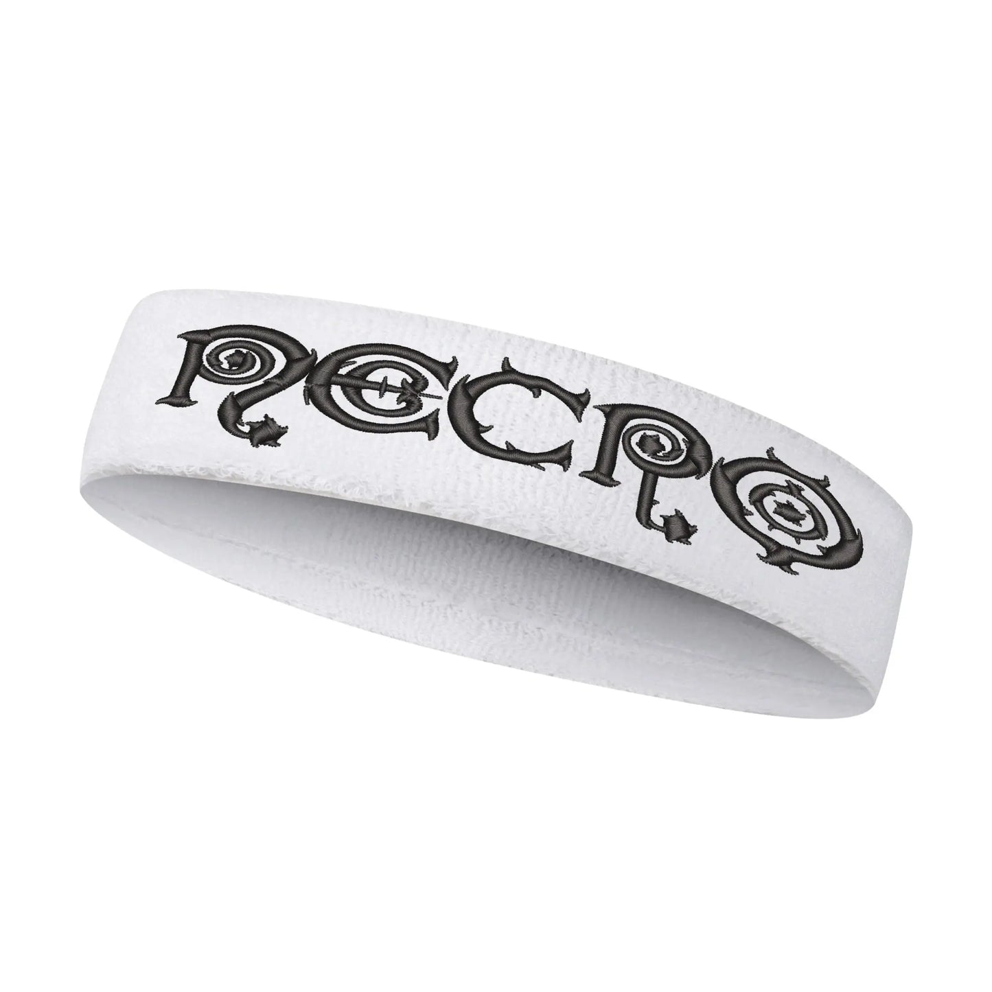 Necro - Logo - Embroidered Sports Headband - NECRO SUPER STORE
