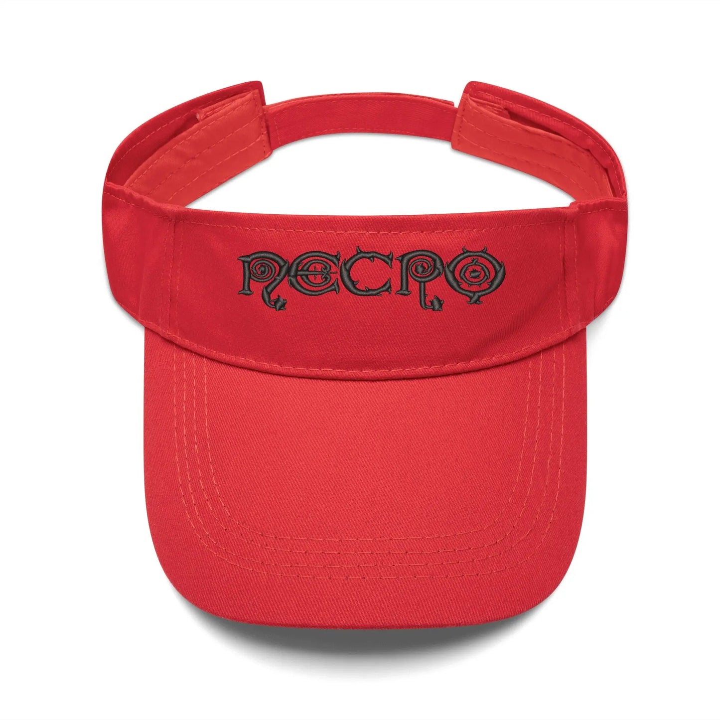 Necro - Logo - Embroidered Sun Visor Caps - NECRO SUPER STORE