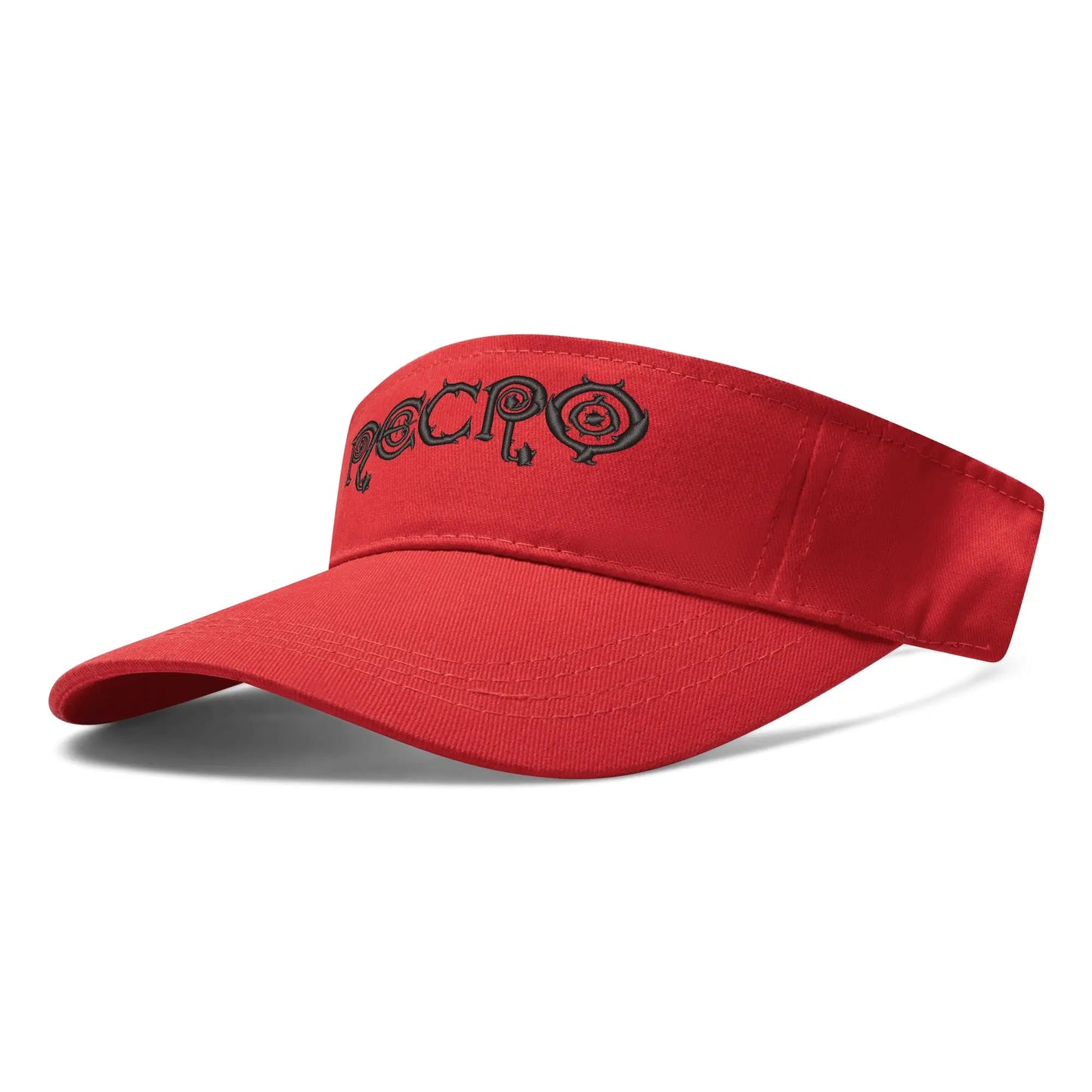 Necro - Logo - Embroidered Sun Visor Caps - NECRO SUPER STORE