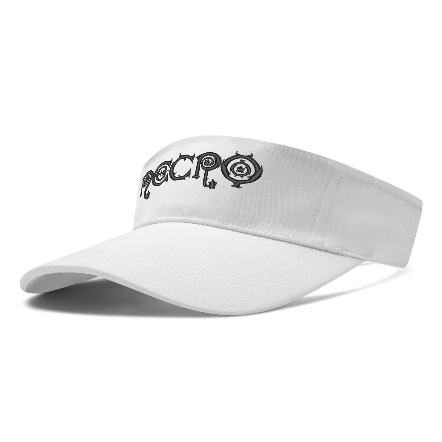 Necro - Logo - Embroidered Sun Visor Caps - NECRO SUPER STORE