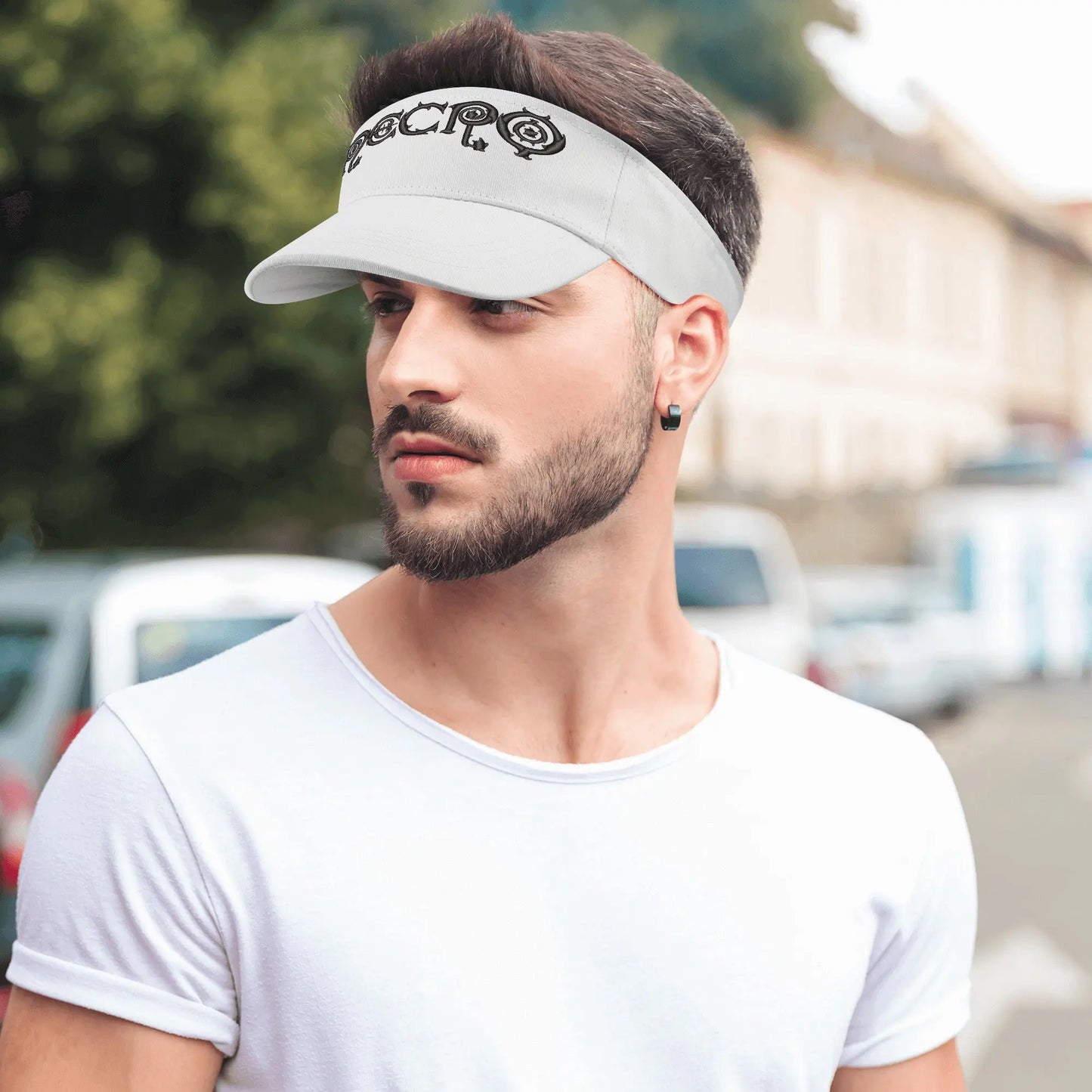 Necro - Logo - Embroidered Sun Visor Caps - NECRO SUPER STORE