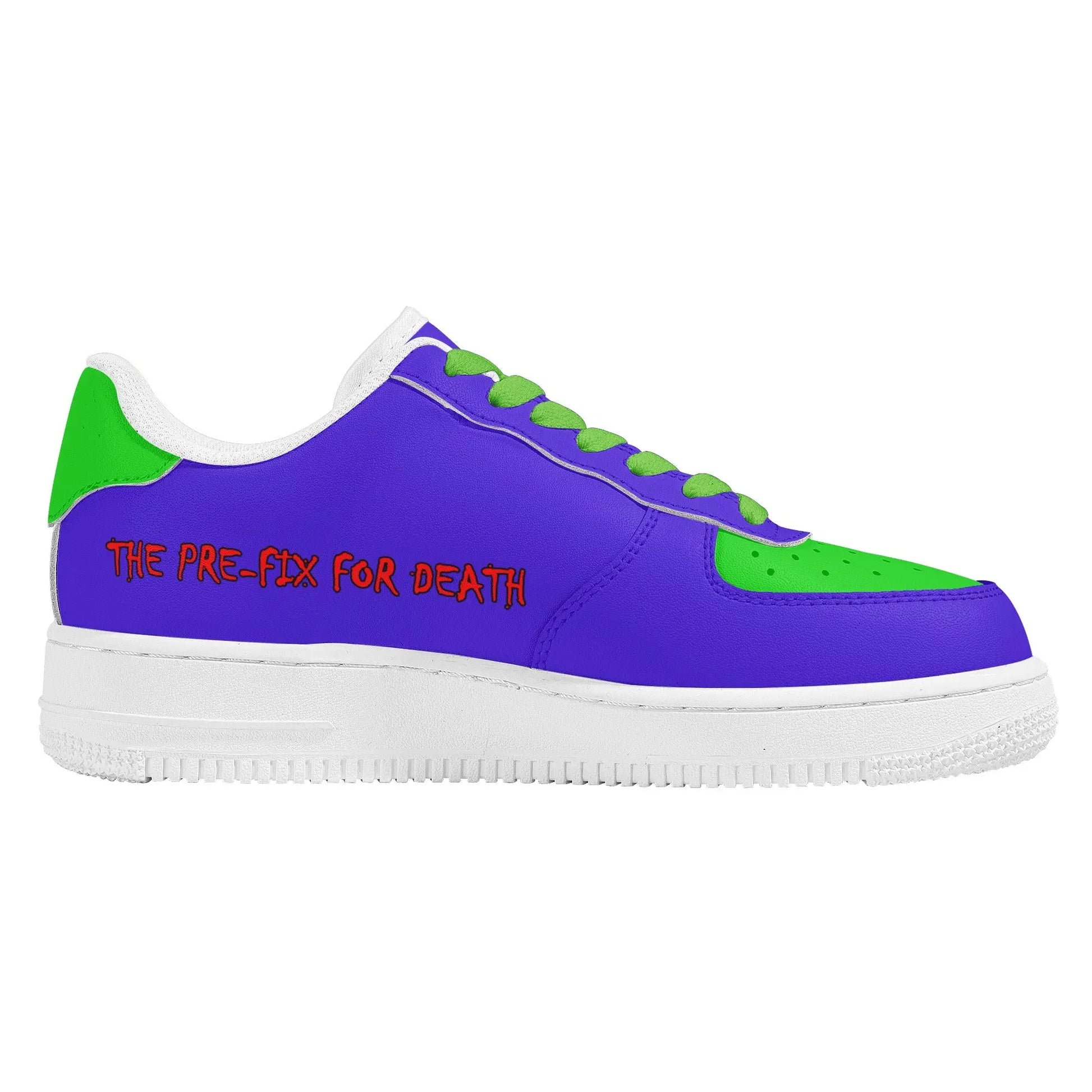 Necro - The Pre-Fix For Death - Mens Low Top Leather Sneakers NECRO SUPER STORE