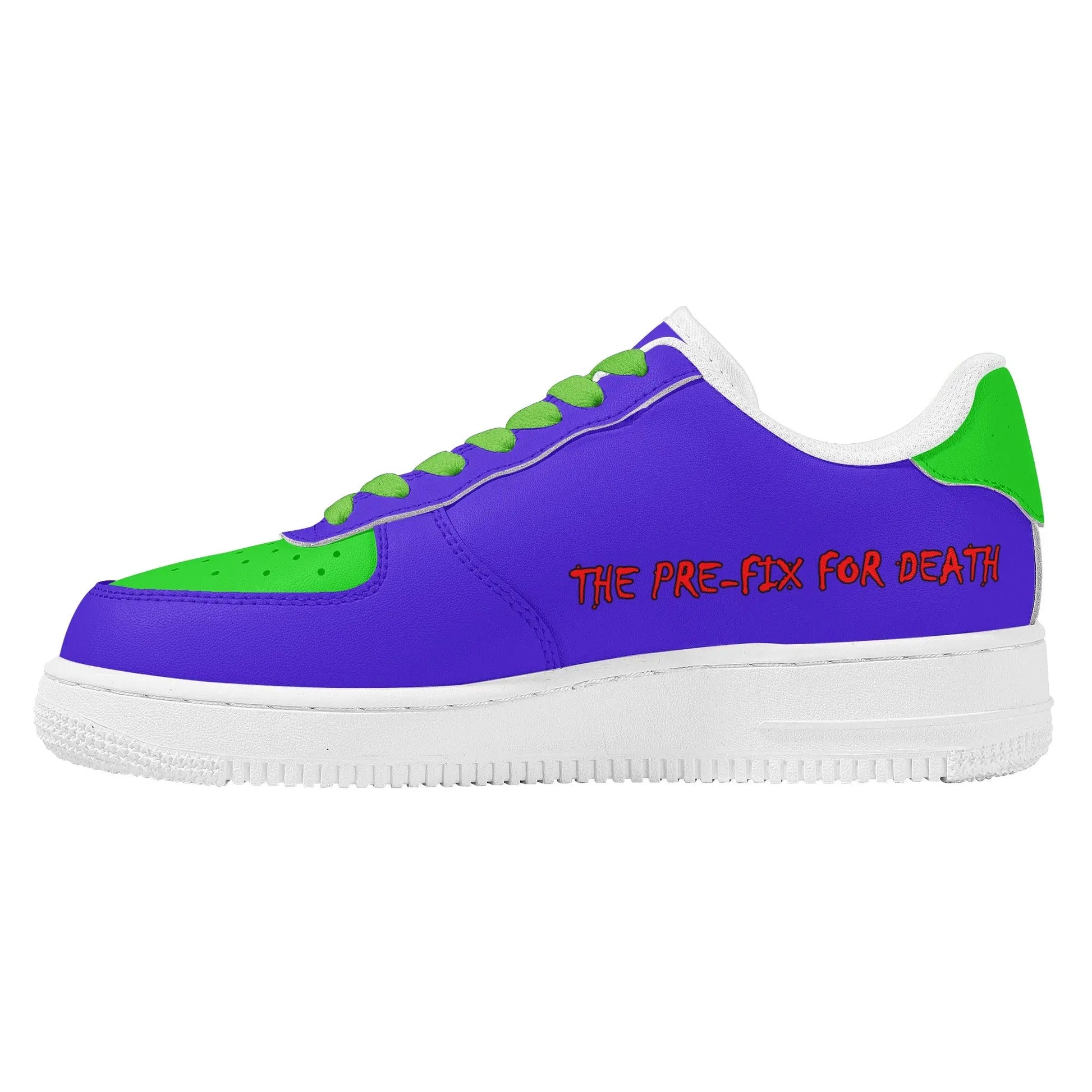 Necro - The Pre-Fix For Death - Mens Low Top Leather Sneakers NECRO SUPER STORE