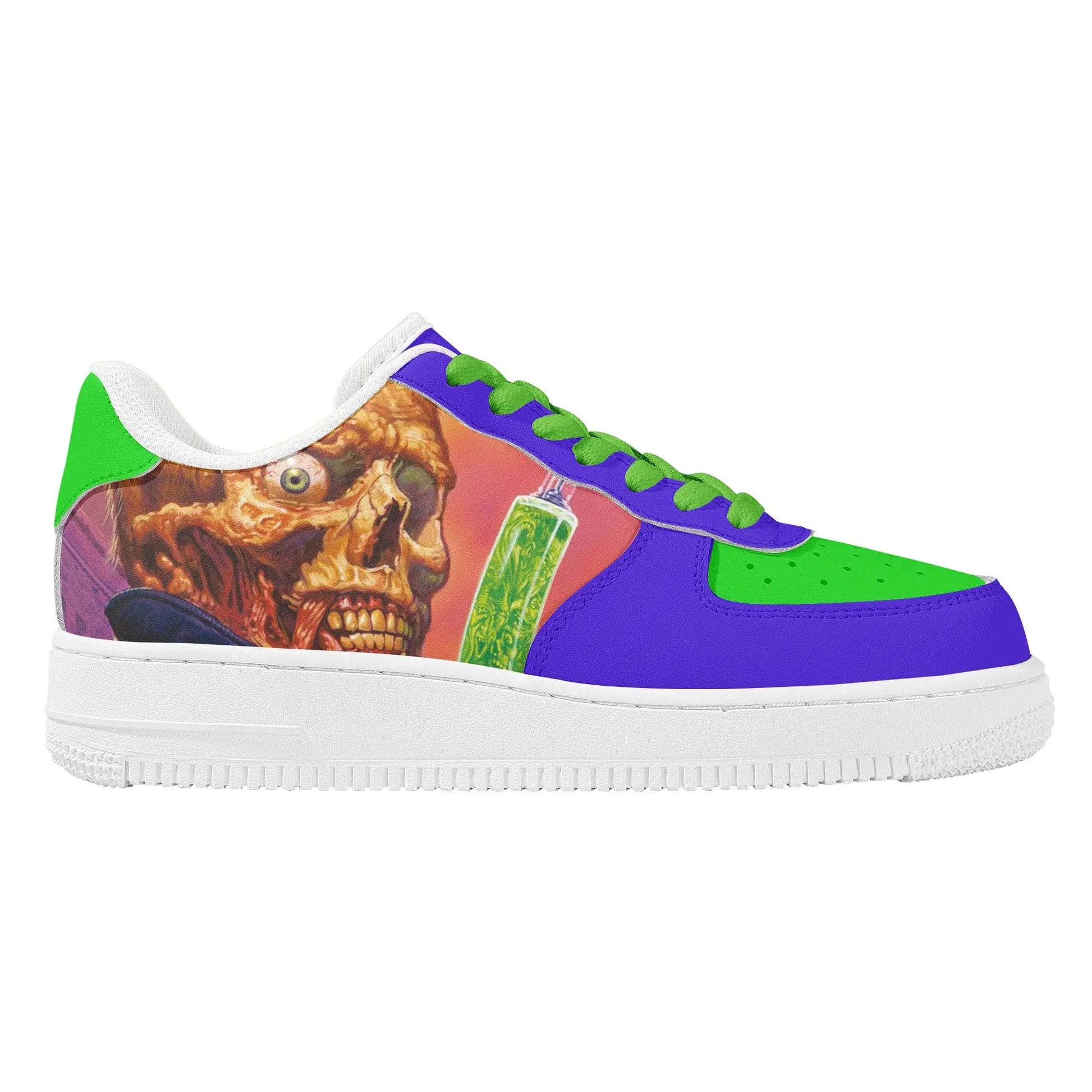 Necro - The Pre-Fix For Death - Mens Low Top Leather Sneakers NECRO SUPER STORE