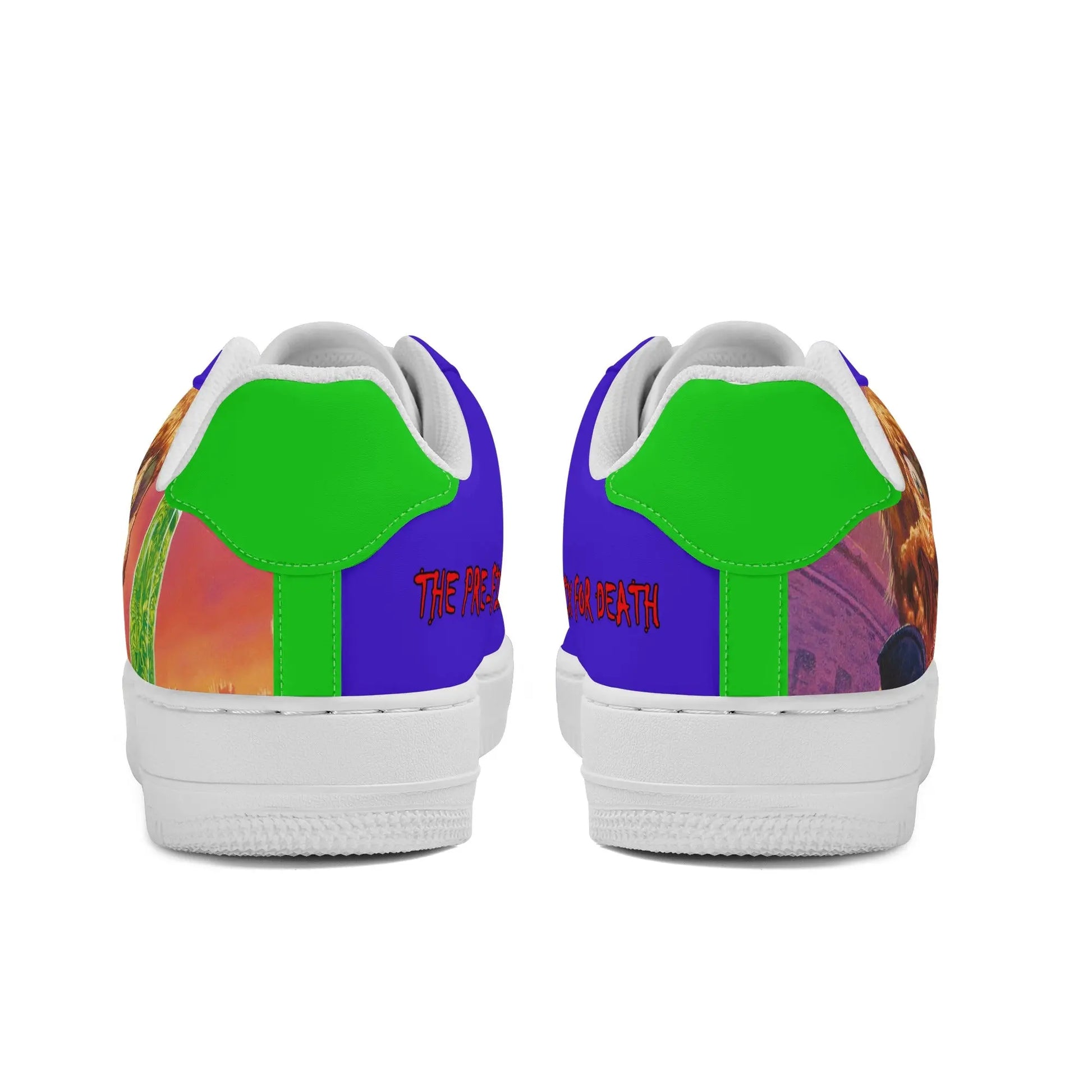 Necro - The Pre-Fix For Death - Mens Low Top Leather Sneakers NECRO SUPER STORE