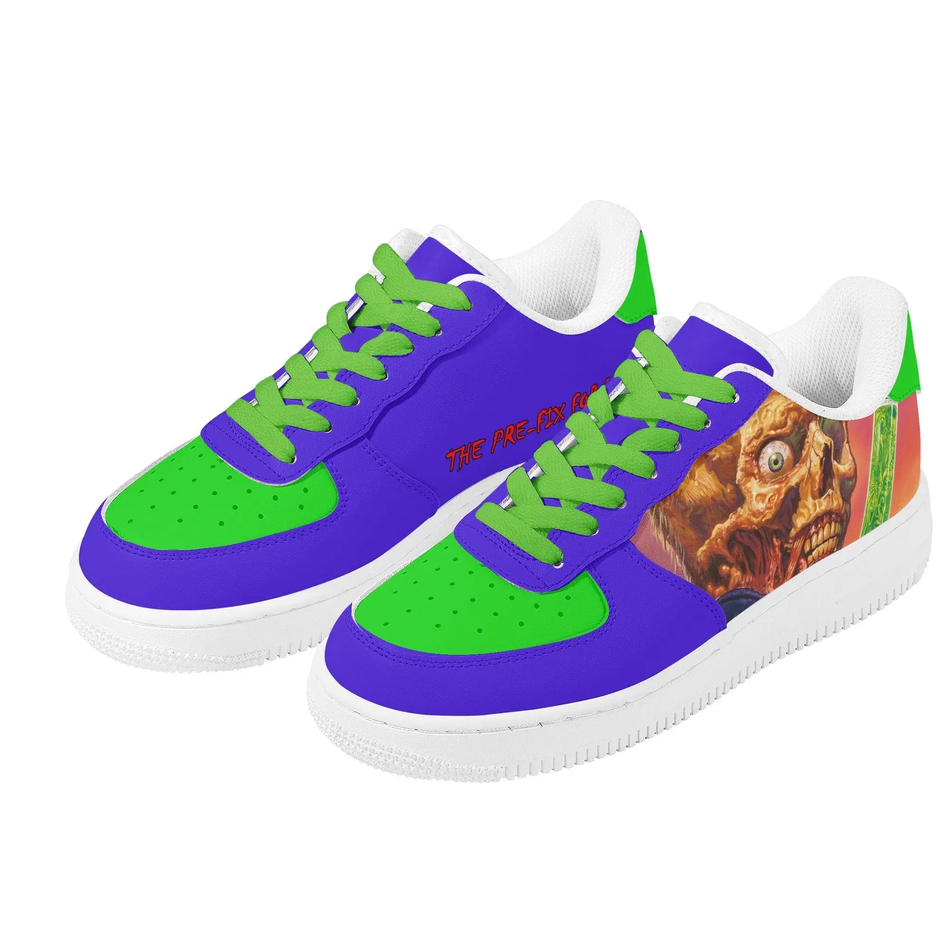 Necro - The Pre-Fix For Death - Mens Low Top Leather Sneakers NECRO SUPER STORE