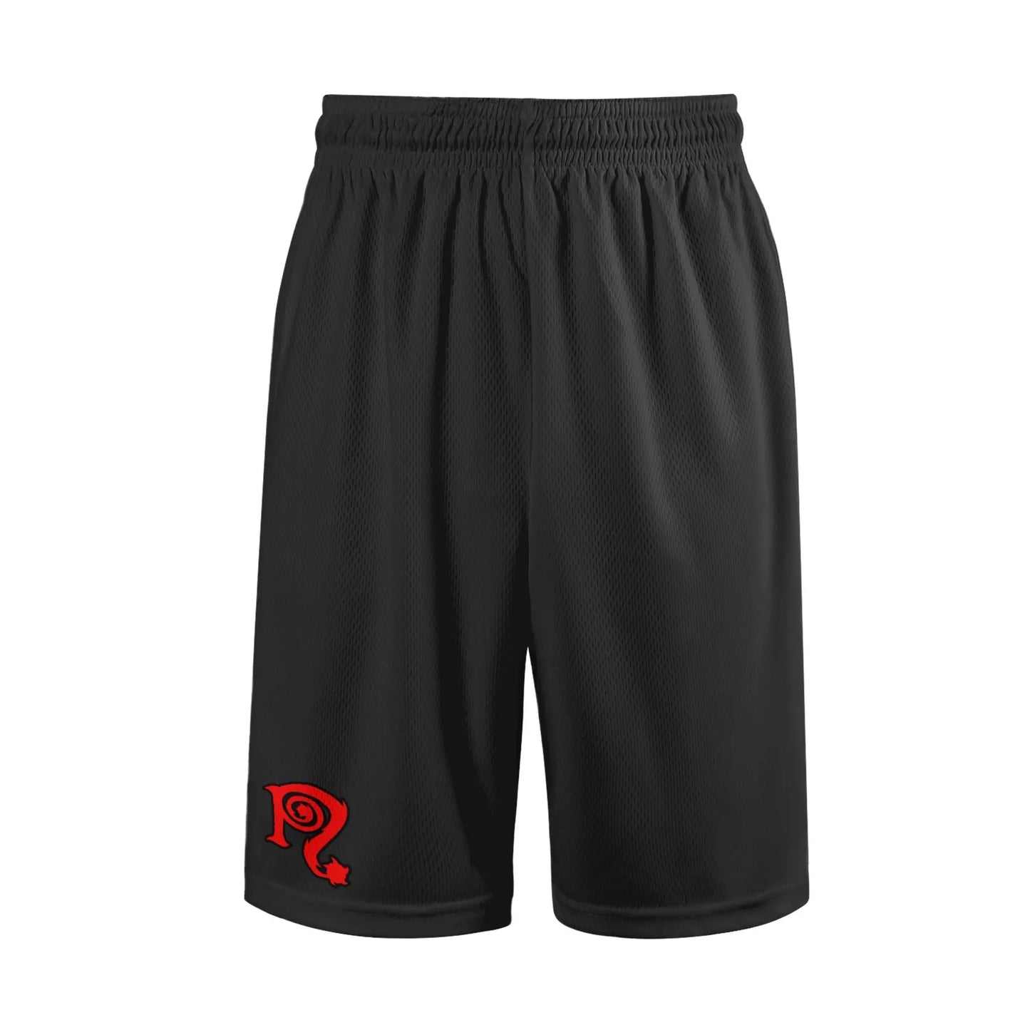 Necro - Black - Mens Mesh Basketball Track Shorts NECRO SUPER STORE