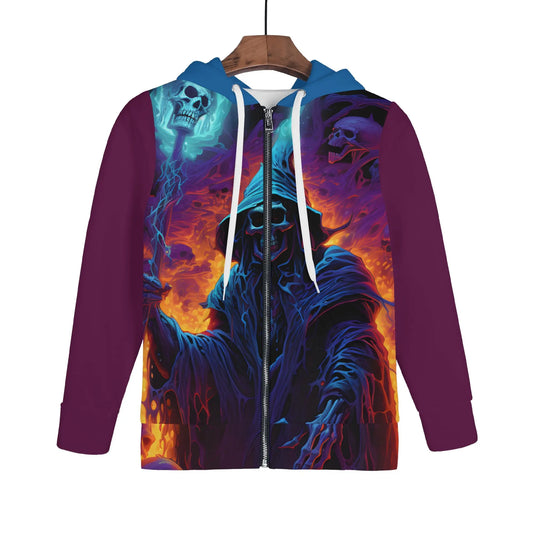 Necro - Sorcerer Of Death's Construction - Children ALL Over Print Zip Hoodie NECRO SUPER STORE