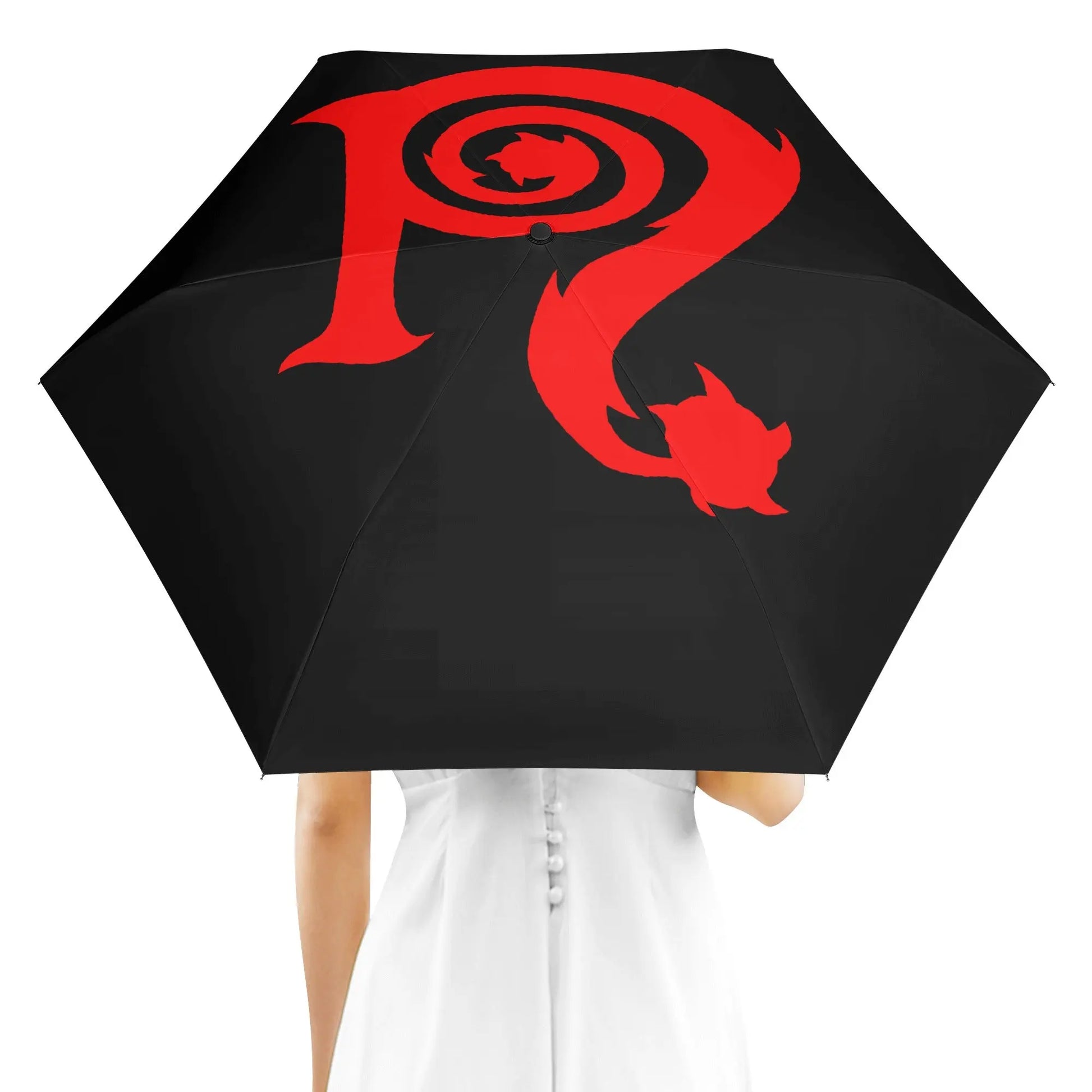 Necro - Red N - Fully Auto Open & Close Umbrella Printing Outside NECRO SUPER STORE