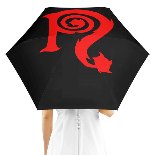 Necro - Red N - Fully Auto Open & Close Umbrella Printing Outside NECRO SUPER STORE