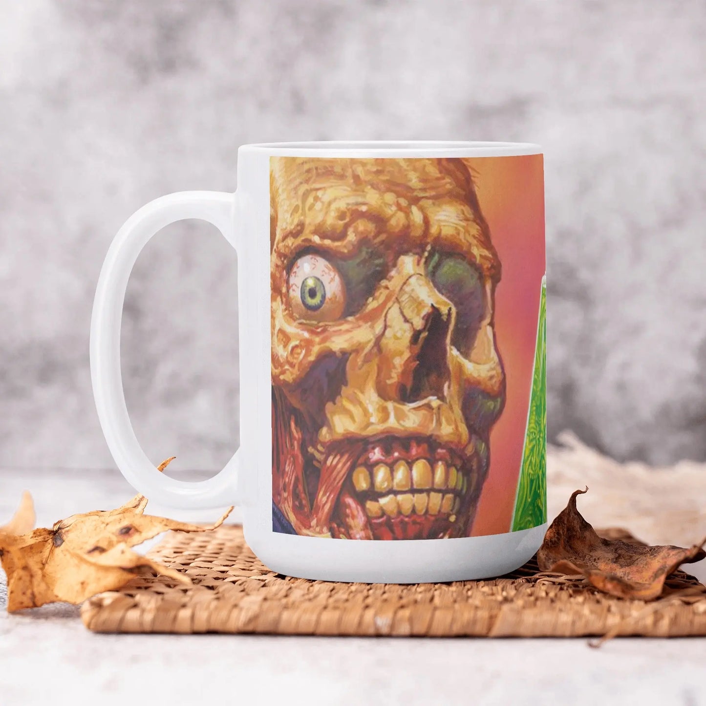 Necro - The Pre-Fix For Death - All Over Printing White Mug NECRO SUPER STORE
