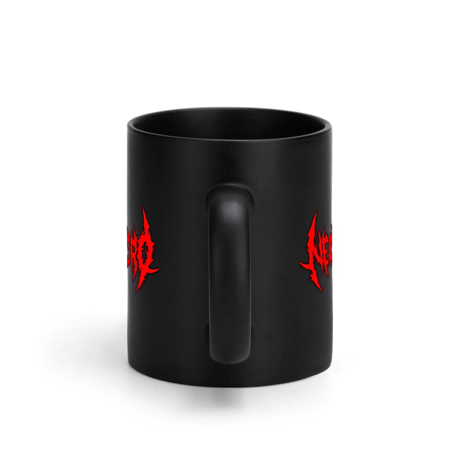 Necro - Red Death Metal Logo - Black Mug NECRO SUPER STORE