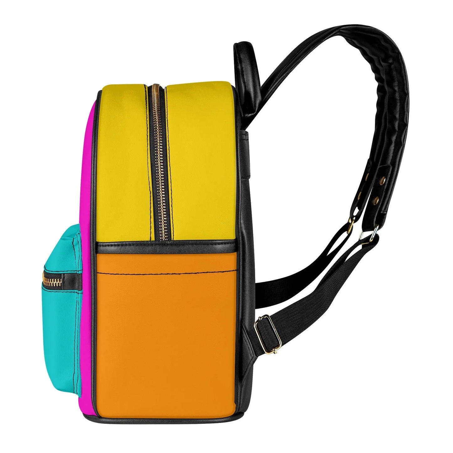 Necro - Black N / Multi Color - Womens Casual Backpack NECRO SUPER STORE