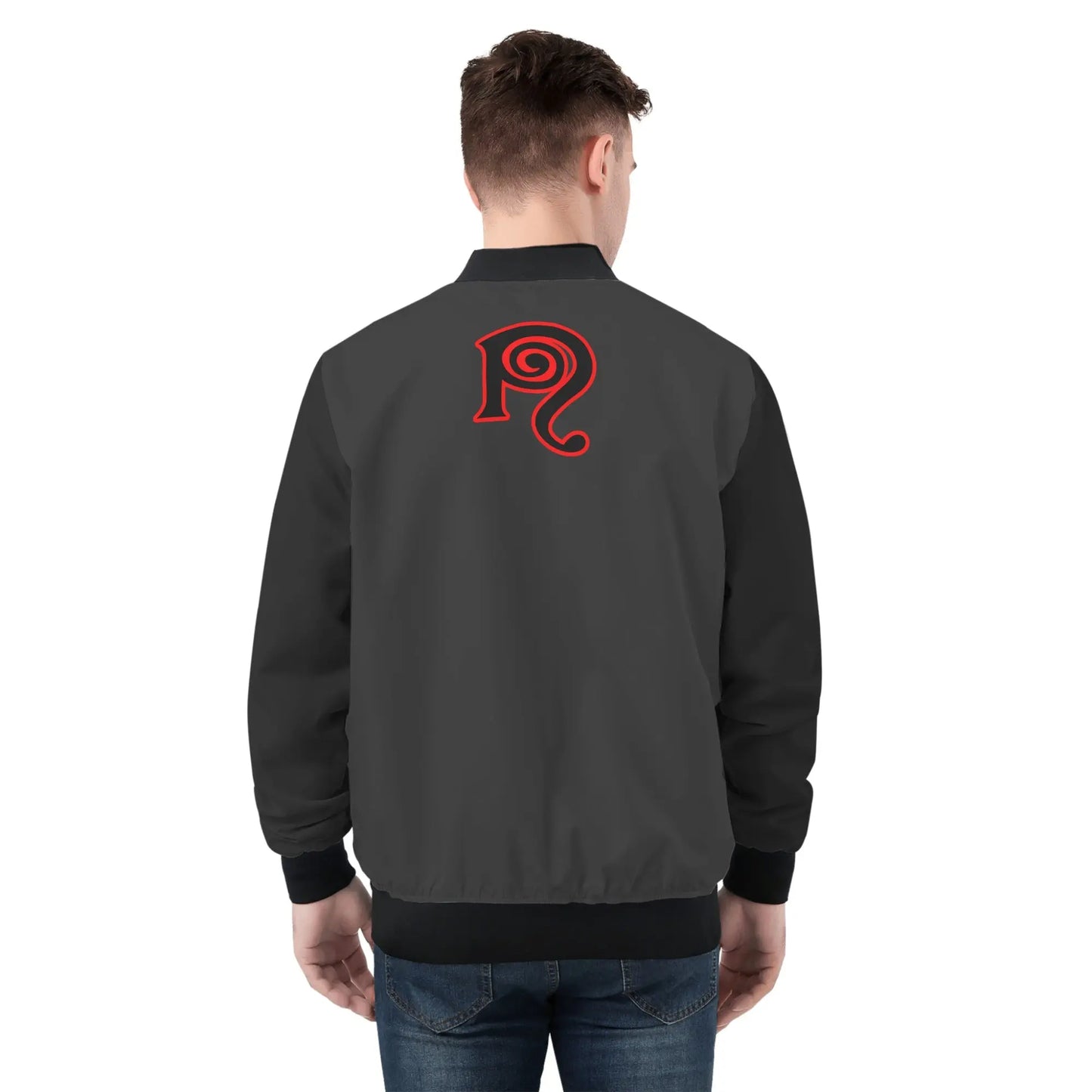 Necro - Red Skull - Mens Zip Up Bomber Jacket - NECRO SUPER STORE