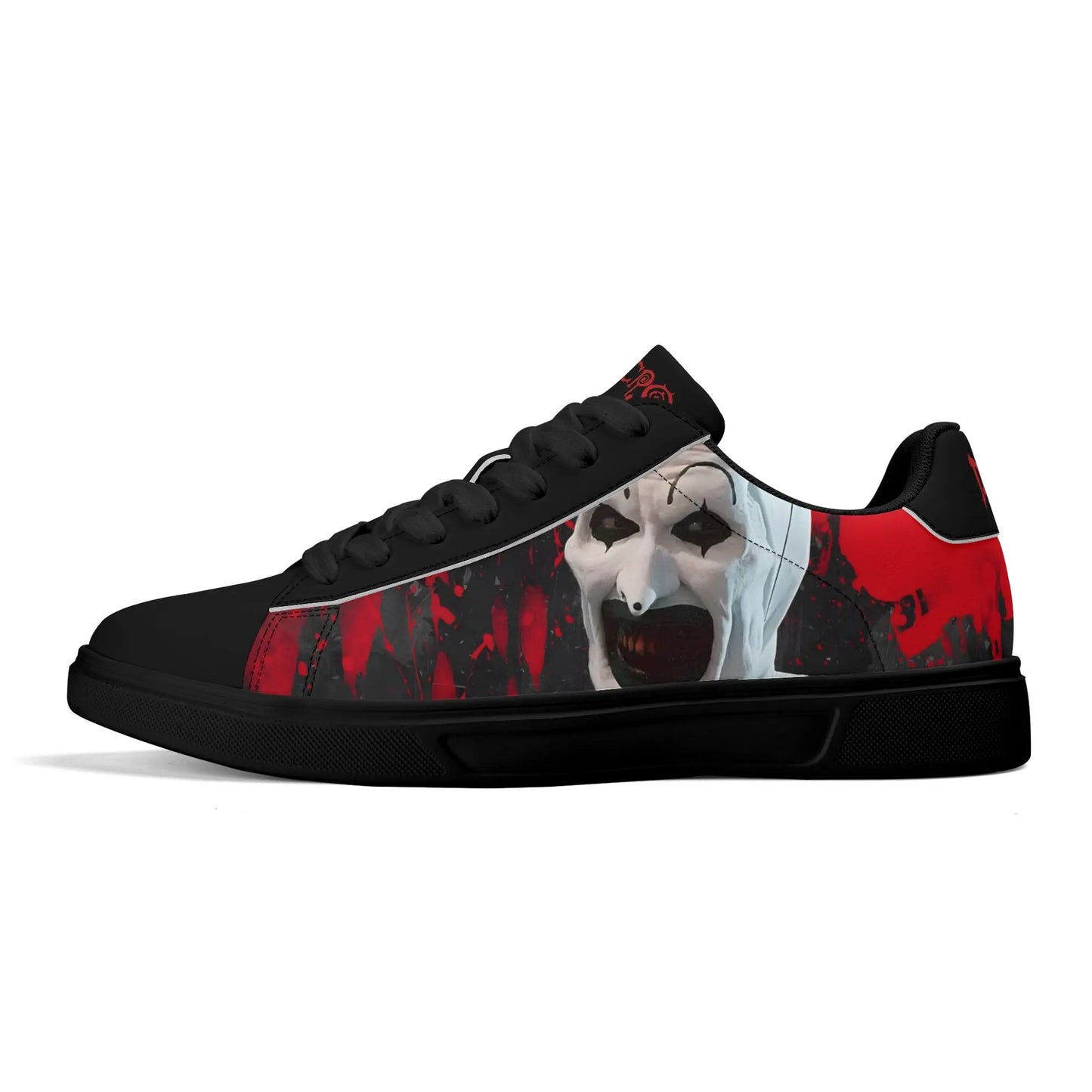 Necro - TerrorFires - Lightweight Low Top Leather Skateboard Sneakers popcustoms