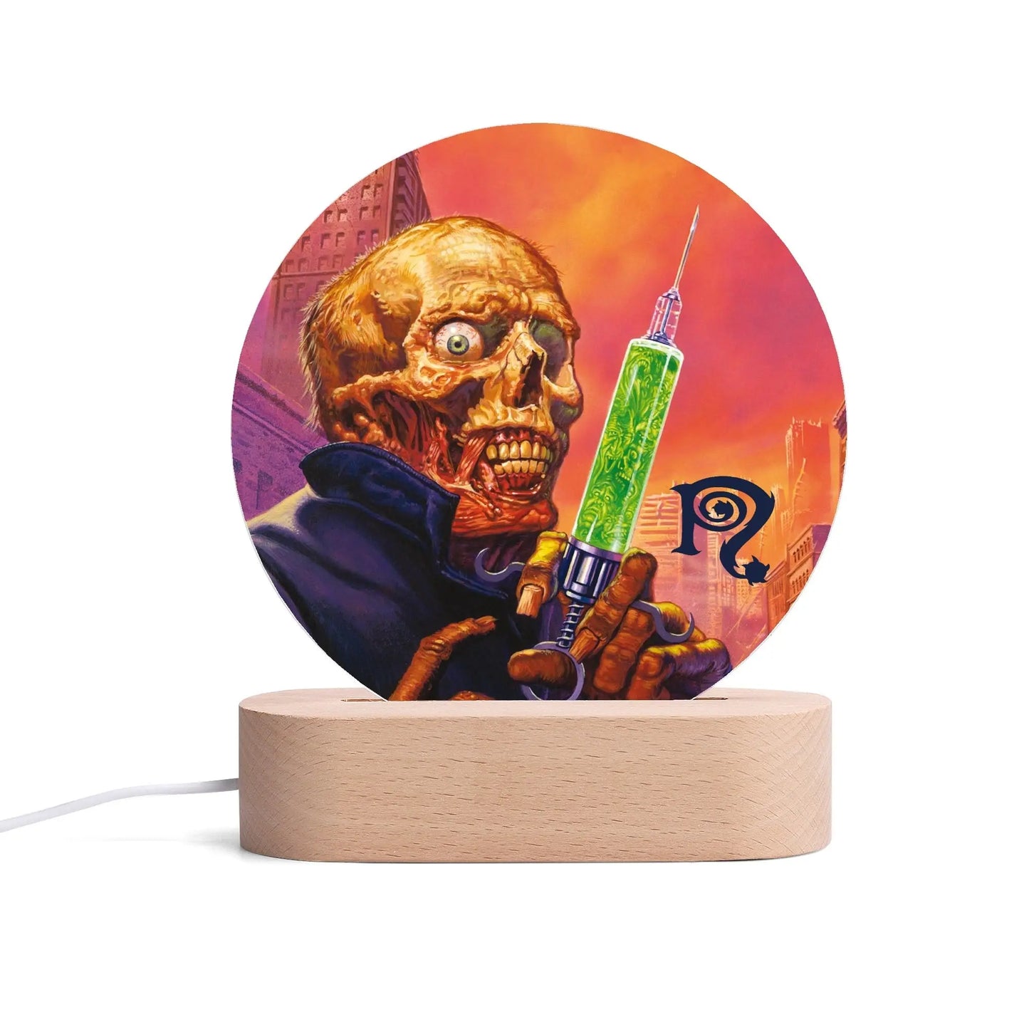 Necro - The Pre-Fix For Death - Acrylic Round Lamp Night Light popcustoms