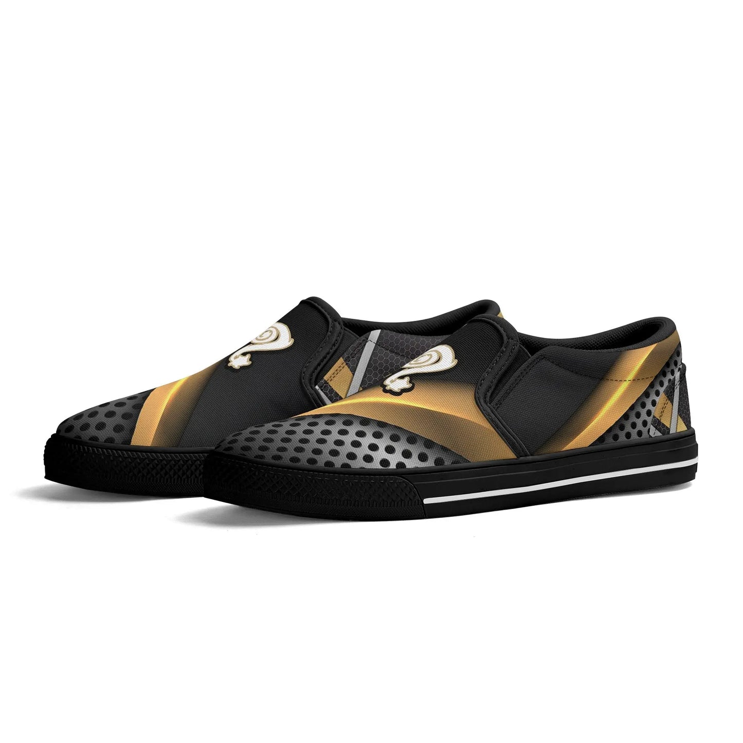 Necro - New Years - Rubber Slip On Shoes popcustoms