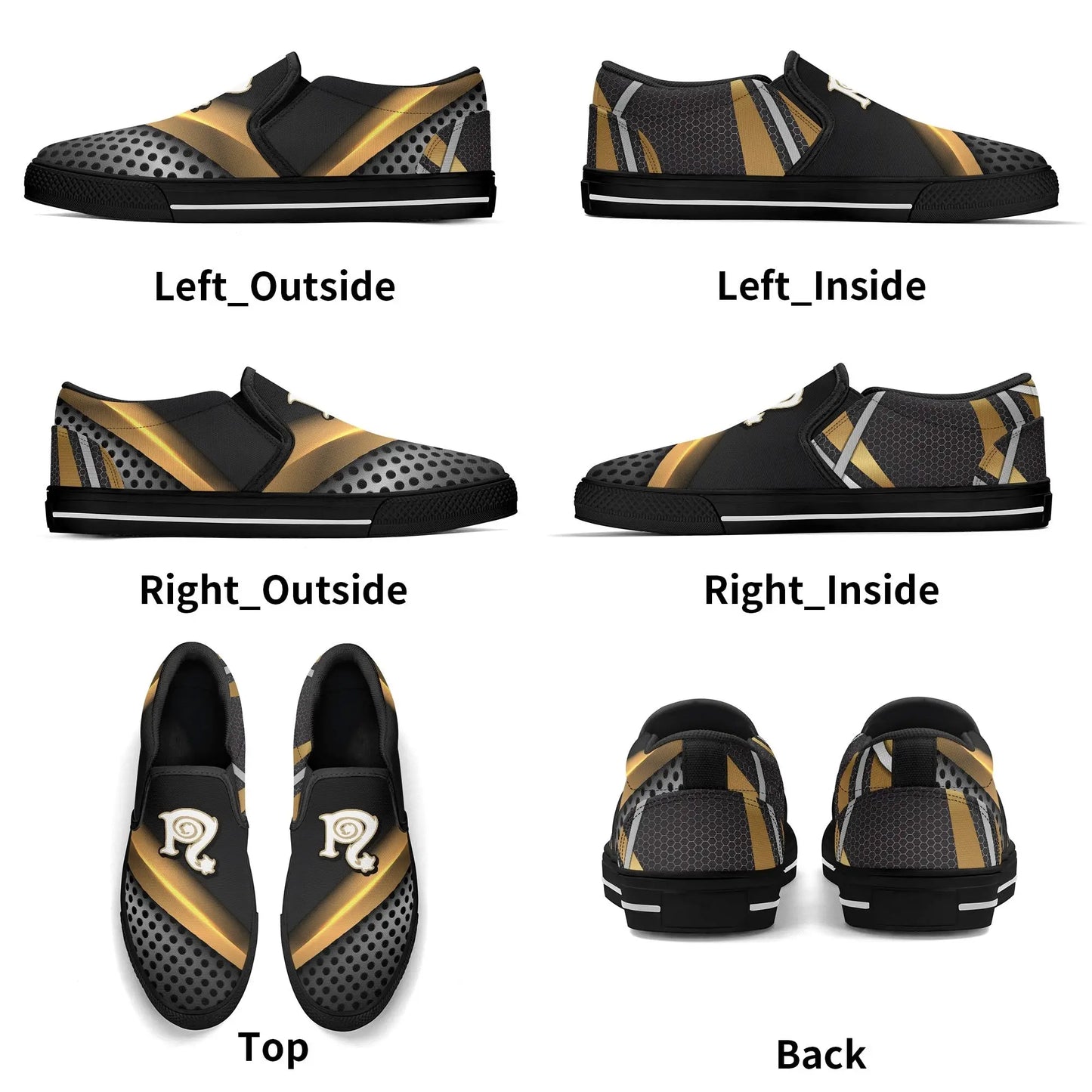 Necro - New Years - Rubber Slip On Shoes popcustoms