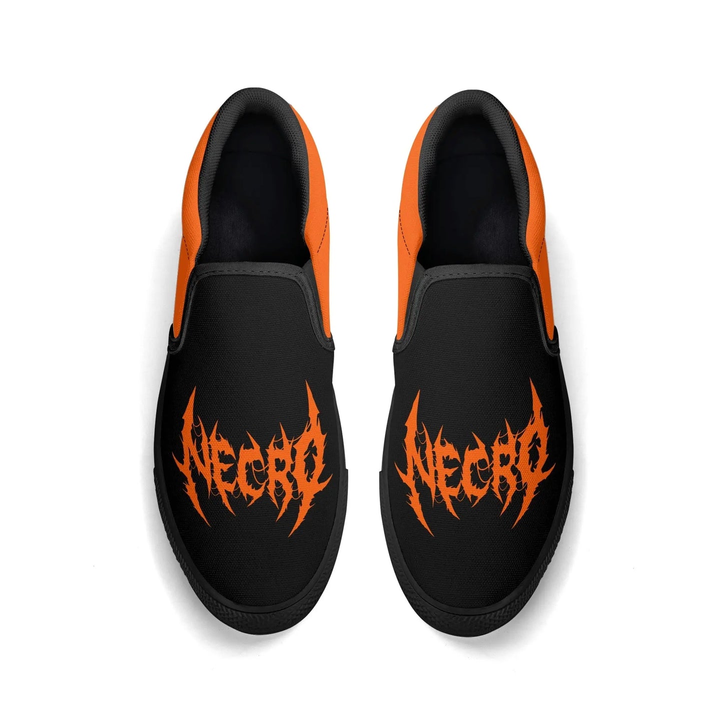 Necro - Glockwork Orange - Rubber Slip On Shoes popcustoms