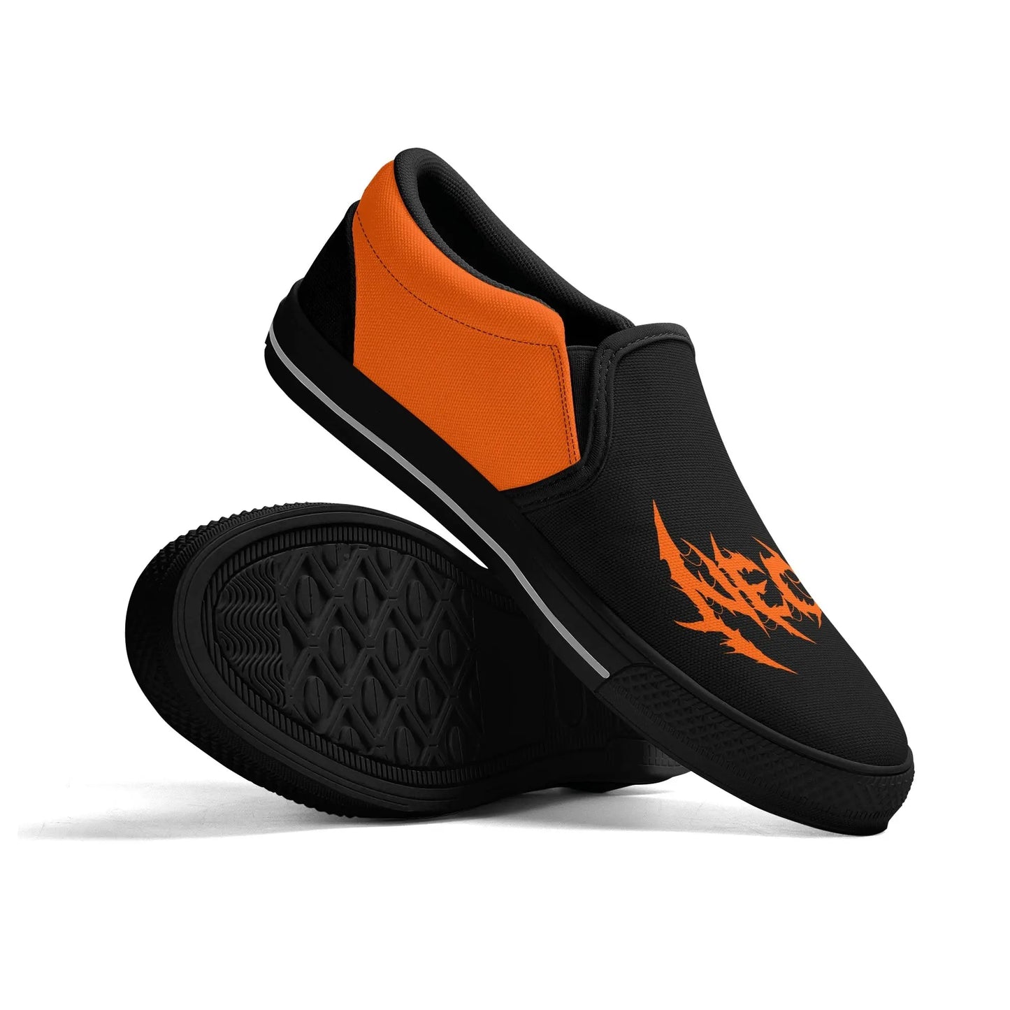 Necro - Glockwork Orange - Rubber Slip On Shoes popcustoms