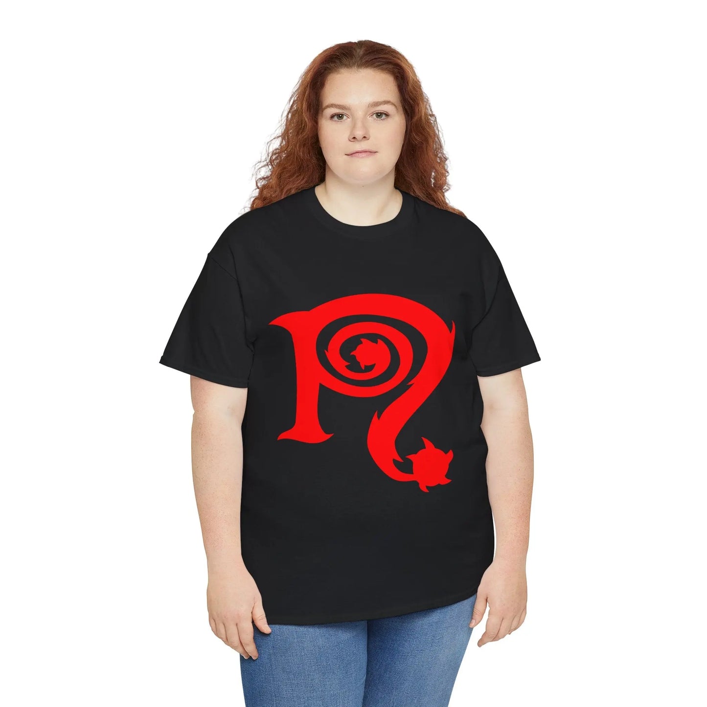 Necro - Red N Symbol - Heavy Cotton Tee - Gilden 5000 Printify