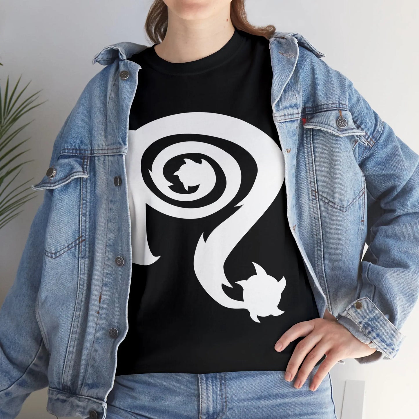 Necro - White N Symbol - Heavy Cotton Tee - Gilden 5000 - NECRO SUPER STORE