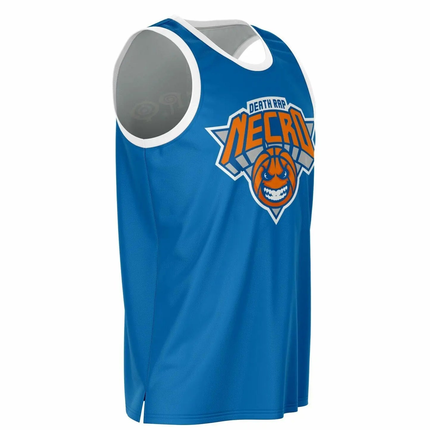 Necro - Knicks Colors - Basketball Jersey NECRO SUPER STORE